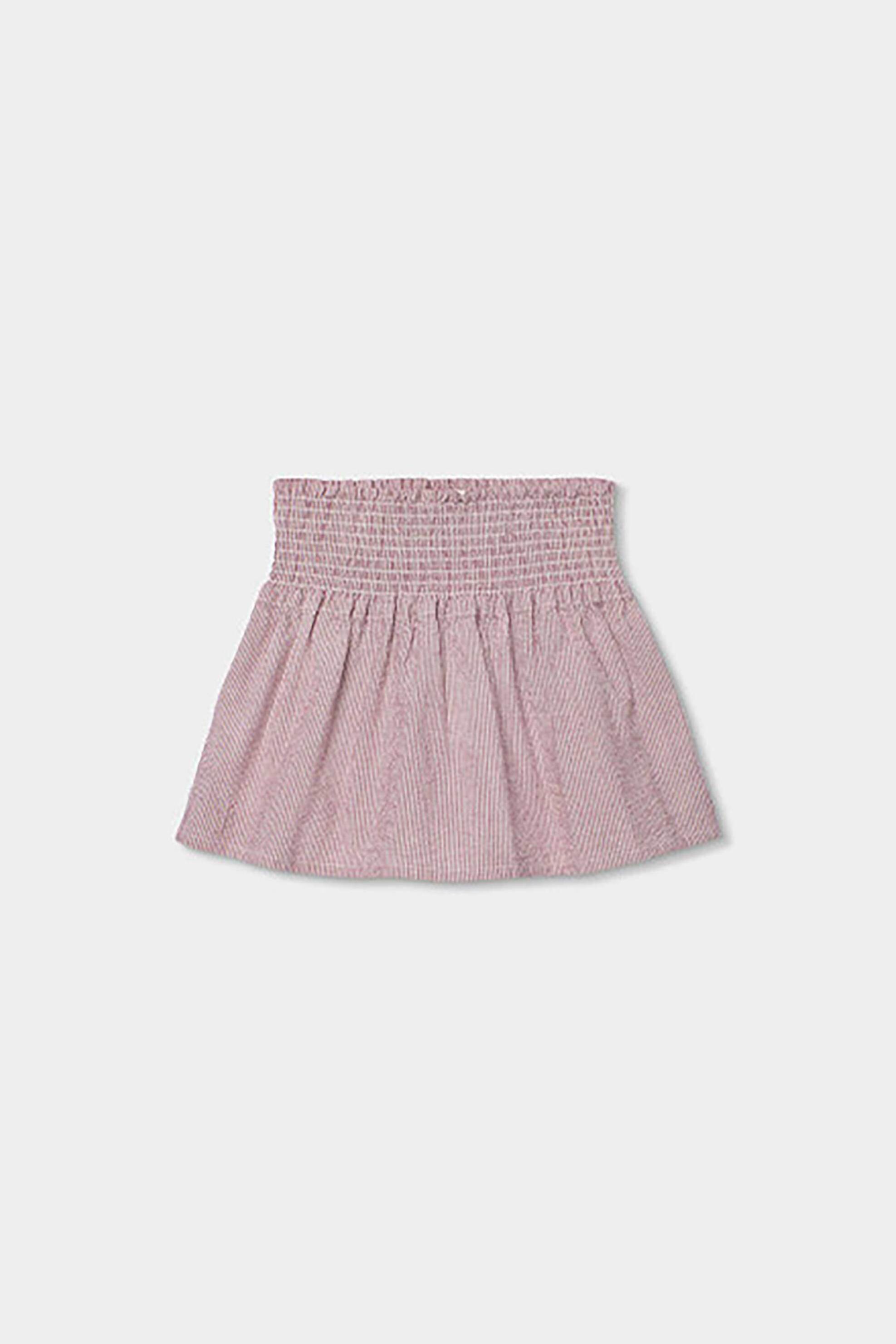 Boboli Παιδική Mini Φούστα Ριγέ - 433123 Ροζ
