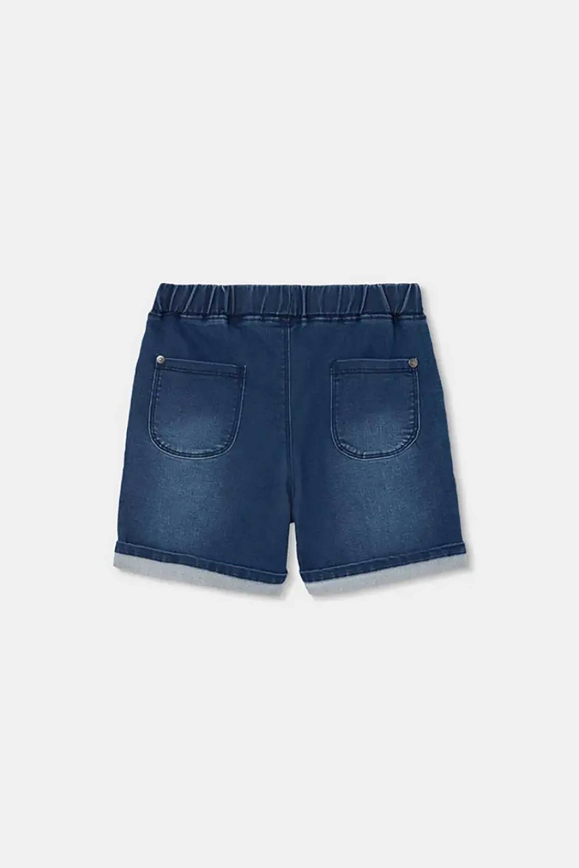 Boboli Παιδική Denim Βερμούδα - 503075 Blue Σκούρο