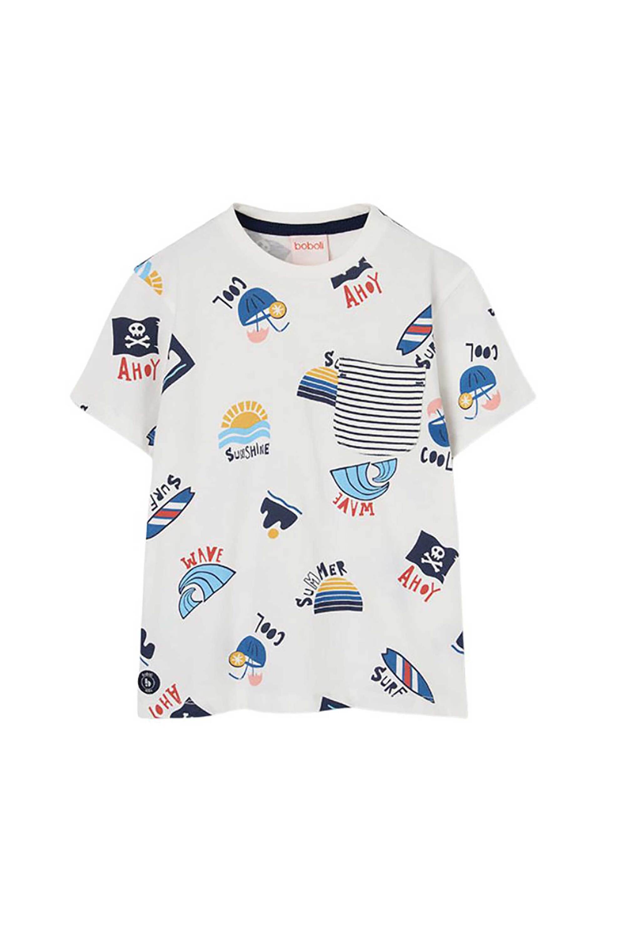 Boboli παιδικό Τ-shirt με all-over print - 503132 Πολύχρωμο