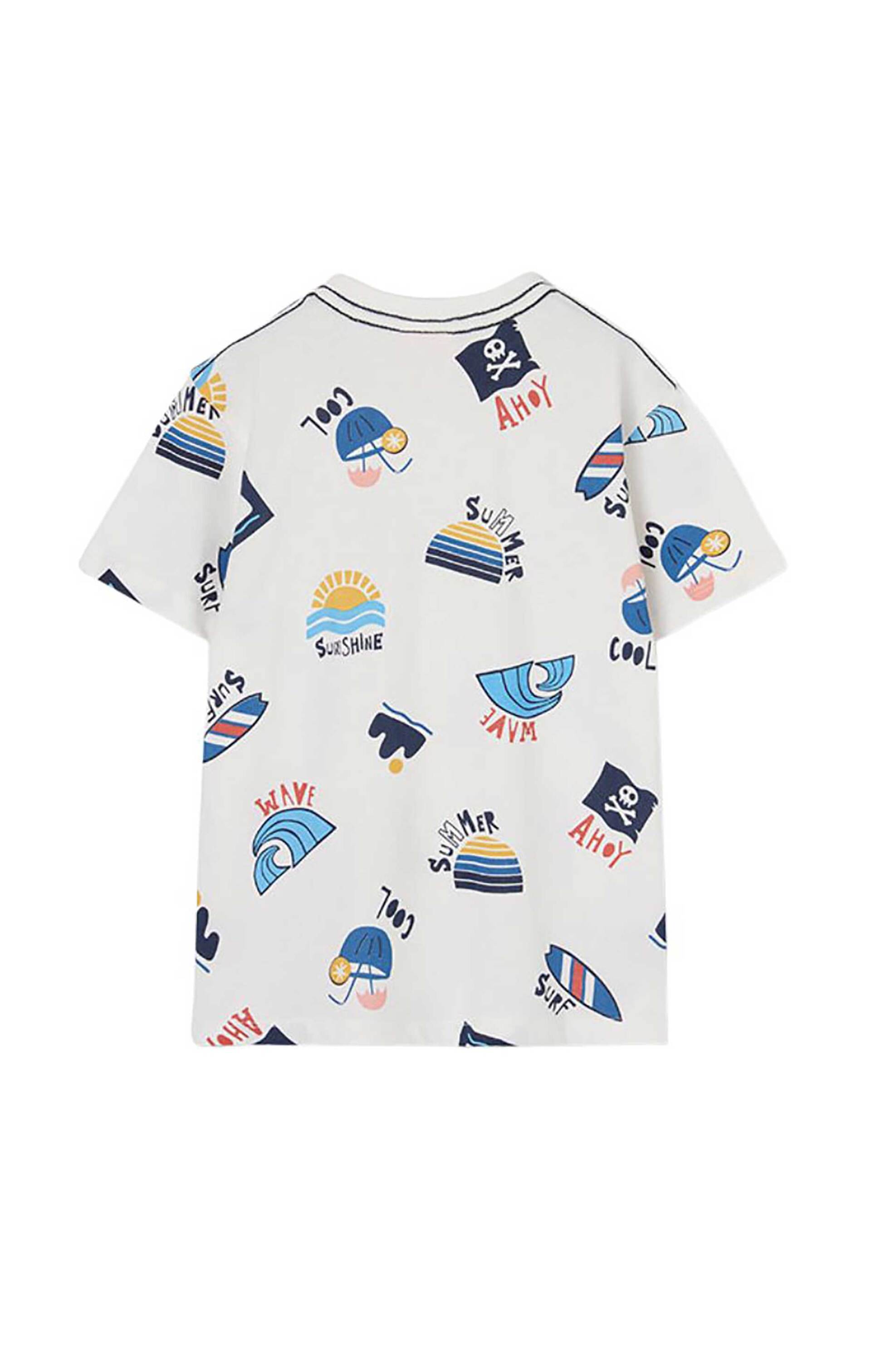 Boboli Παιδικό Τ-Shirt με All-Over Print - 503132 Πολύχρωμο