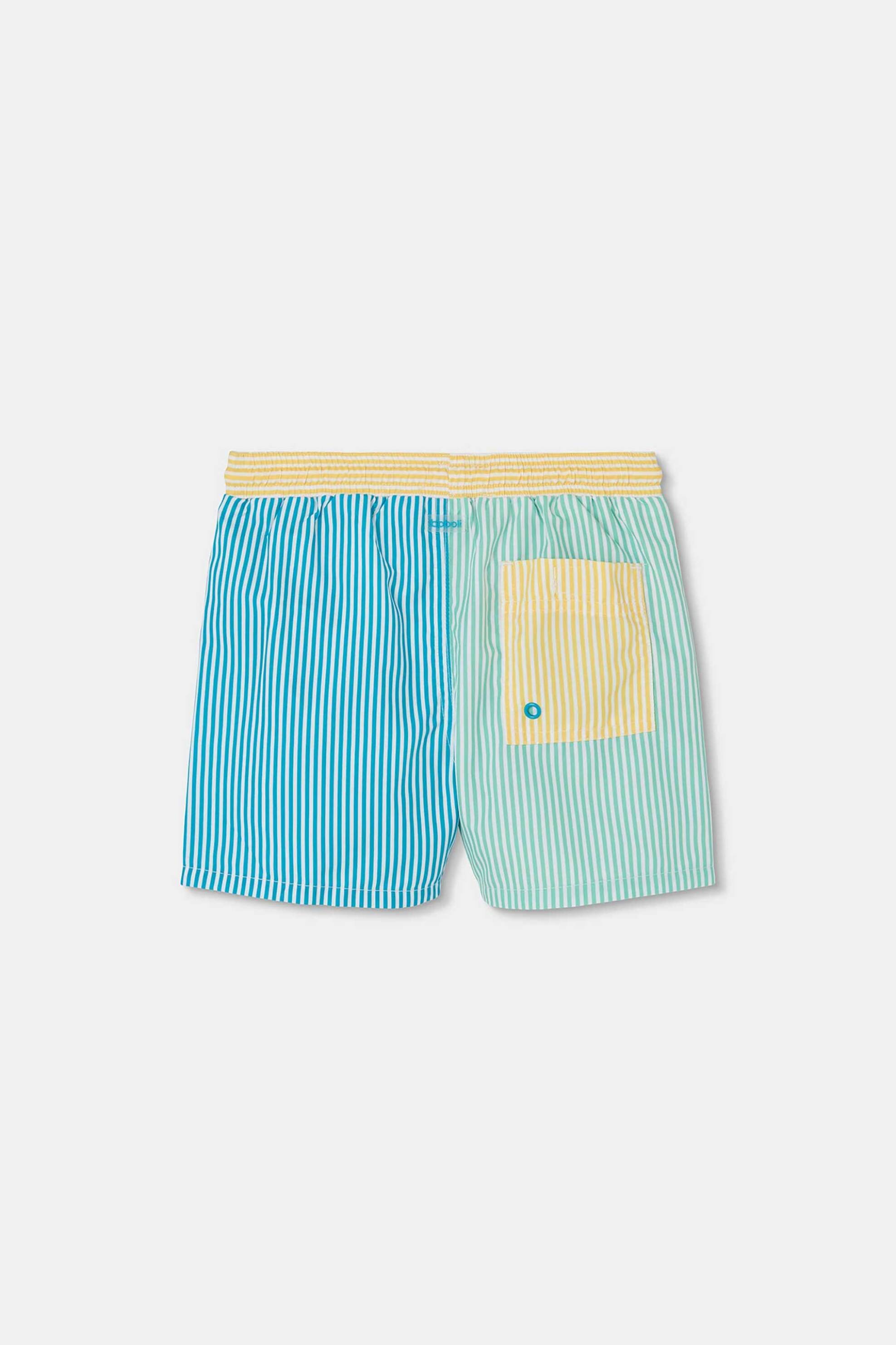 Boboli παιδικό μαγιό boxer με ριγέ print - 543215 Γαλάζιο φωτογραφία