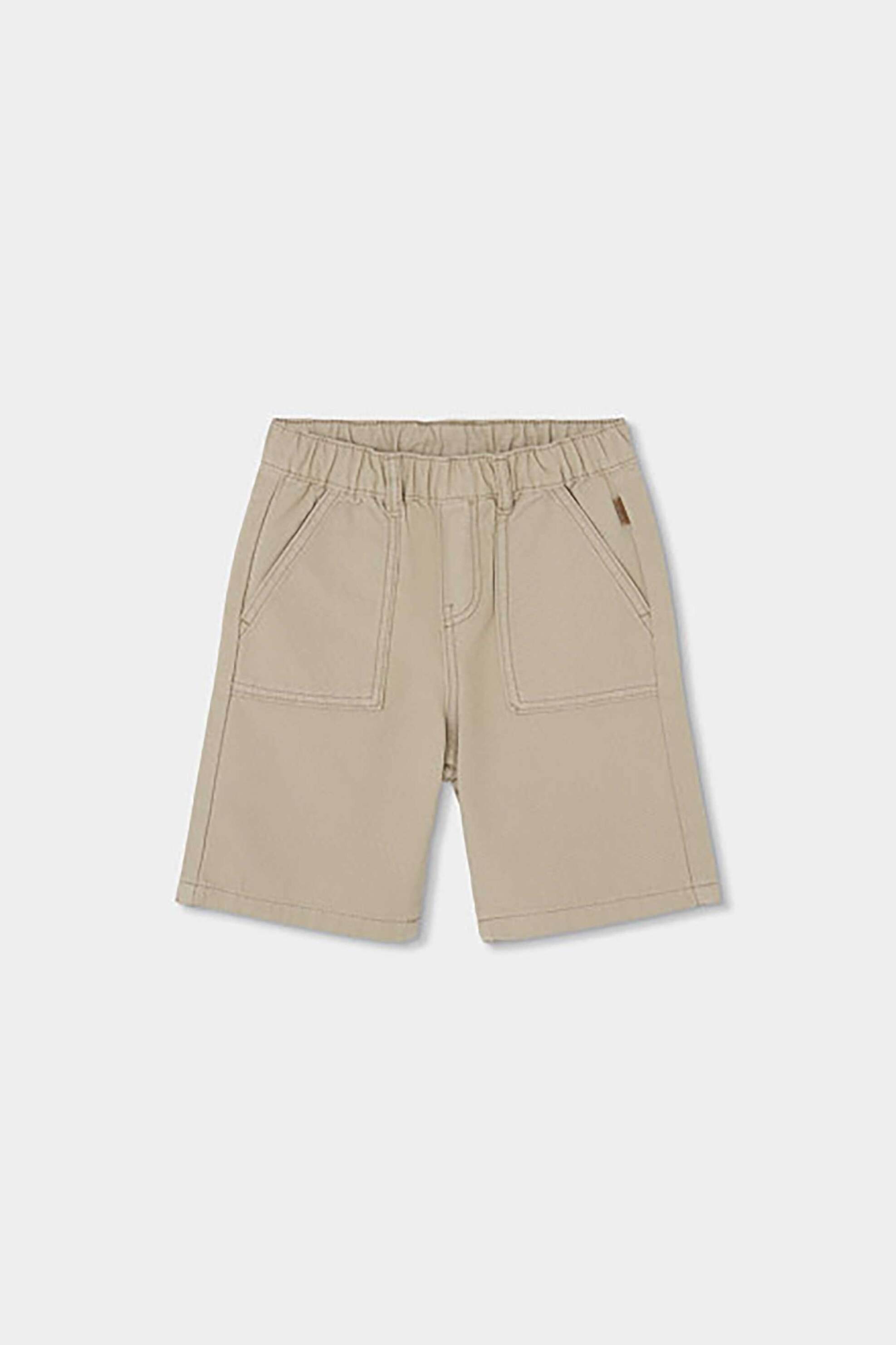 Boboli παιδική βερμούδα μονόχρωμη - 623045 Μπεζ