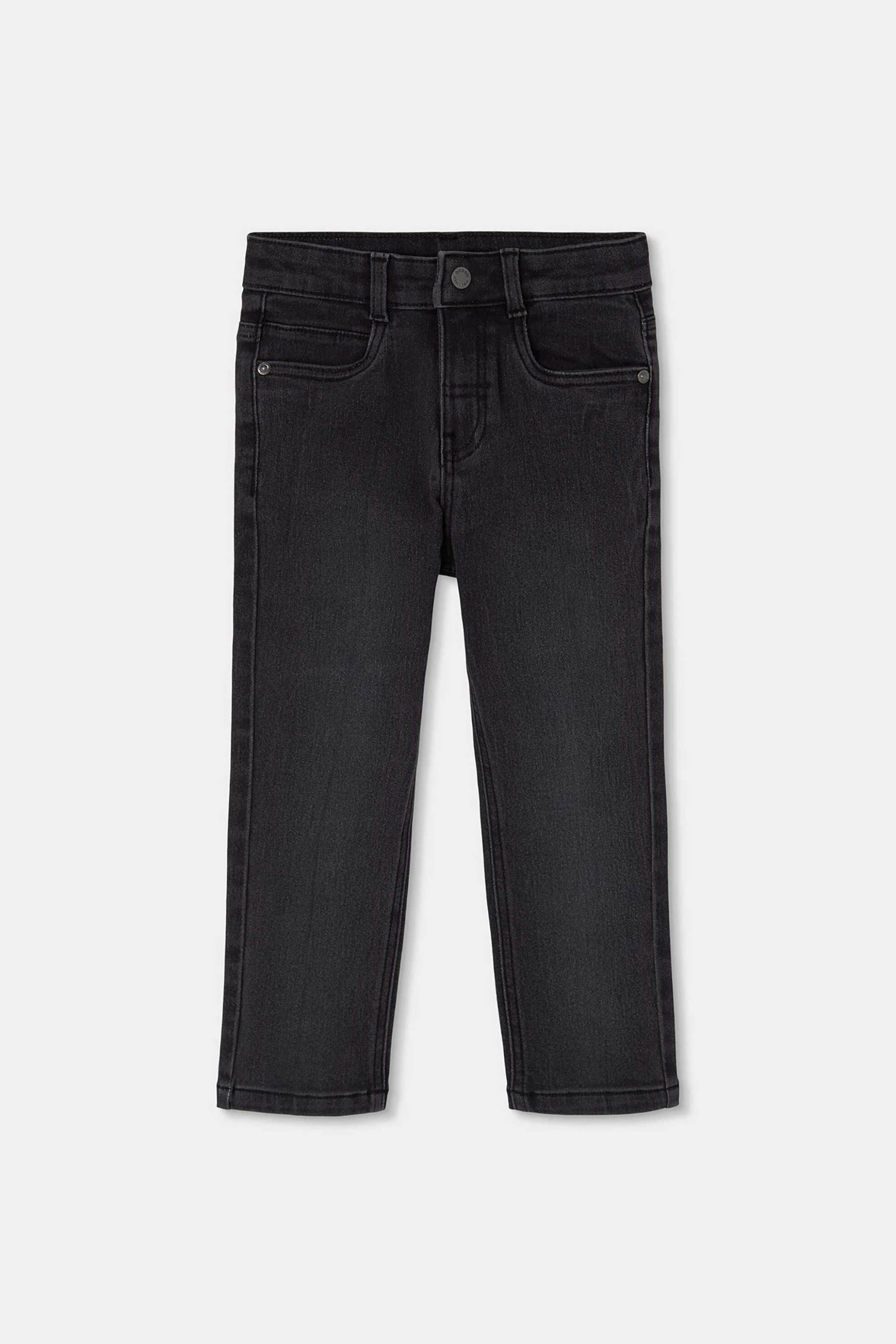 Boboli παιδικό ελαστικό τζιν παντελόνι - 690050 Μαύρο φωτογραφία