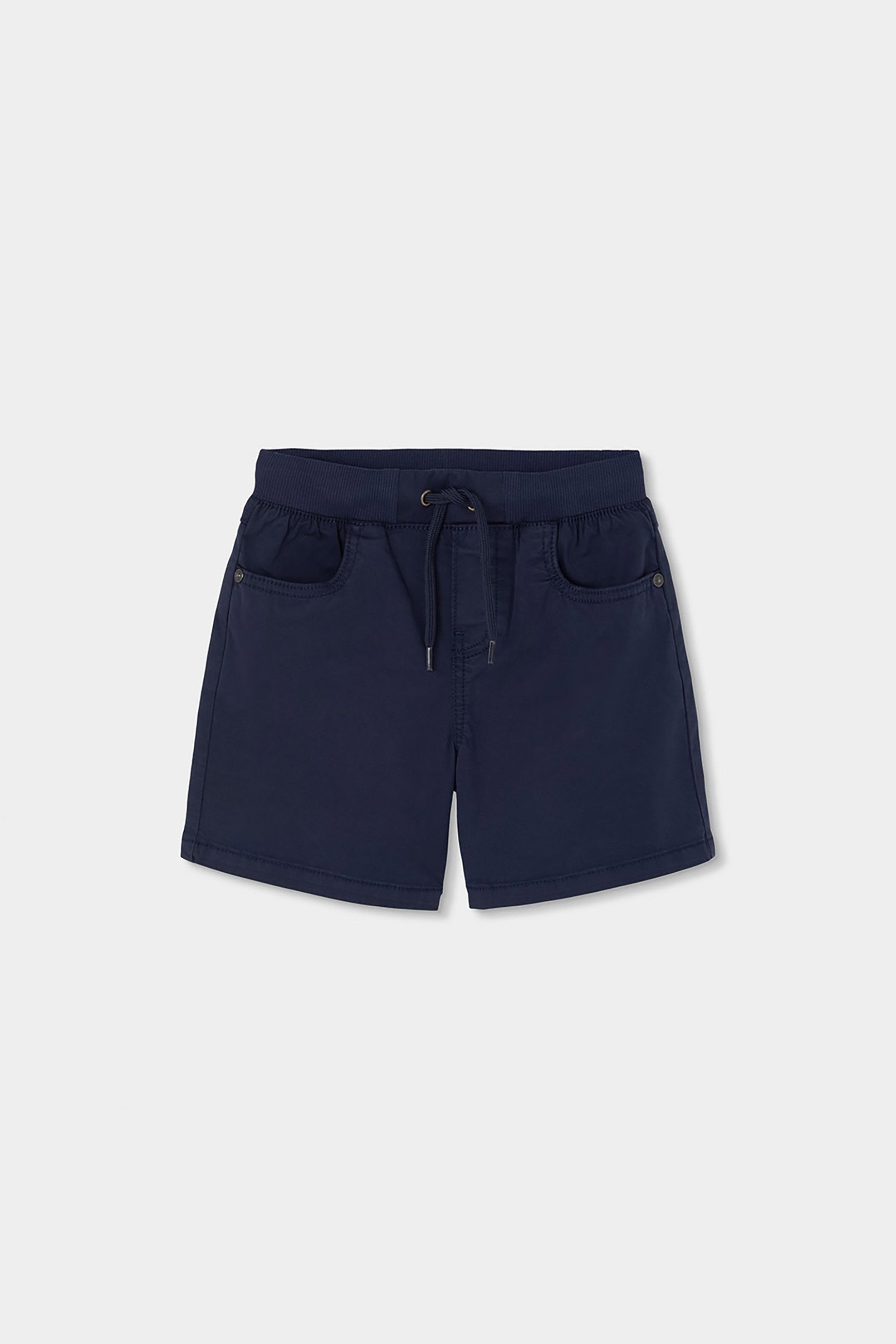 Boboli παιδικό σορτς μονόχρωμο - 693053 Μπλε Σκούρο