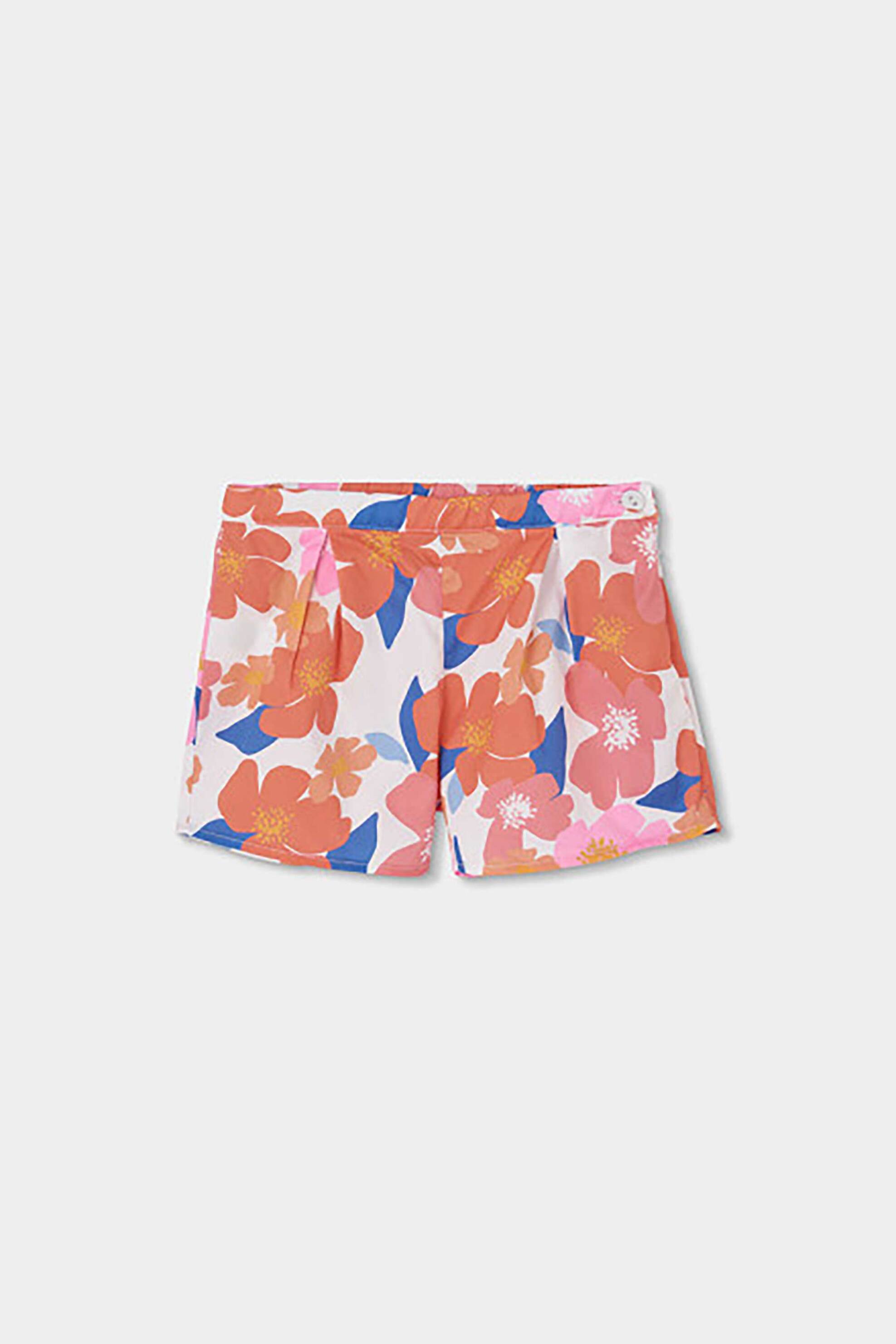 Boboli παιδικό σορτς με floral print - 753027 Πολύχρωμο