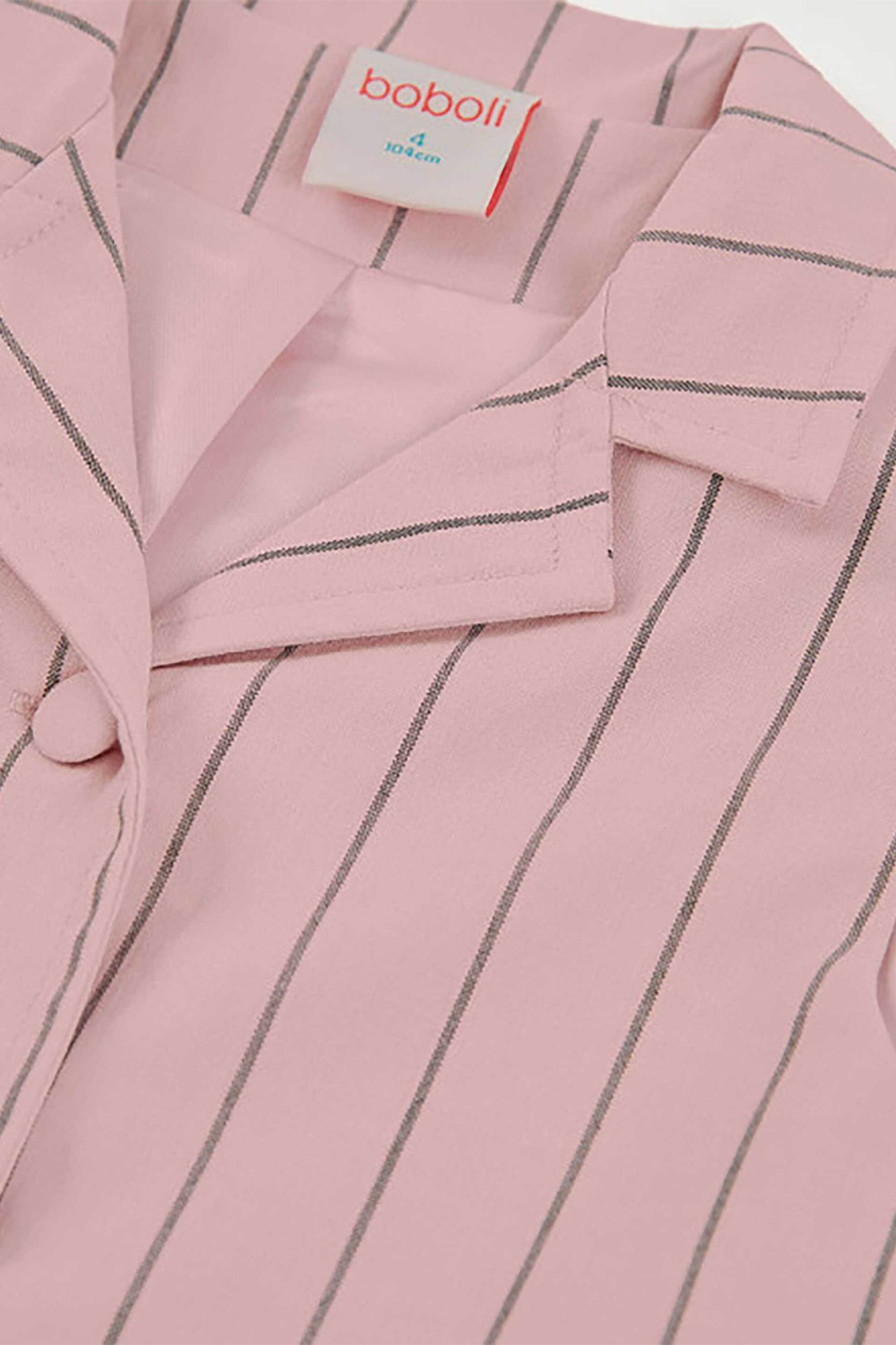 Boboli παιδικό γιλέκο με ριγέ σχέδιο - 783031 Ροζ φωτογραφία