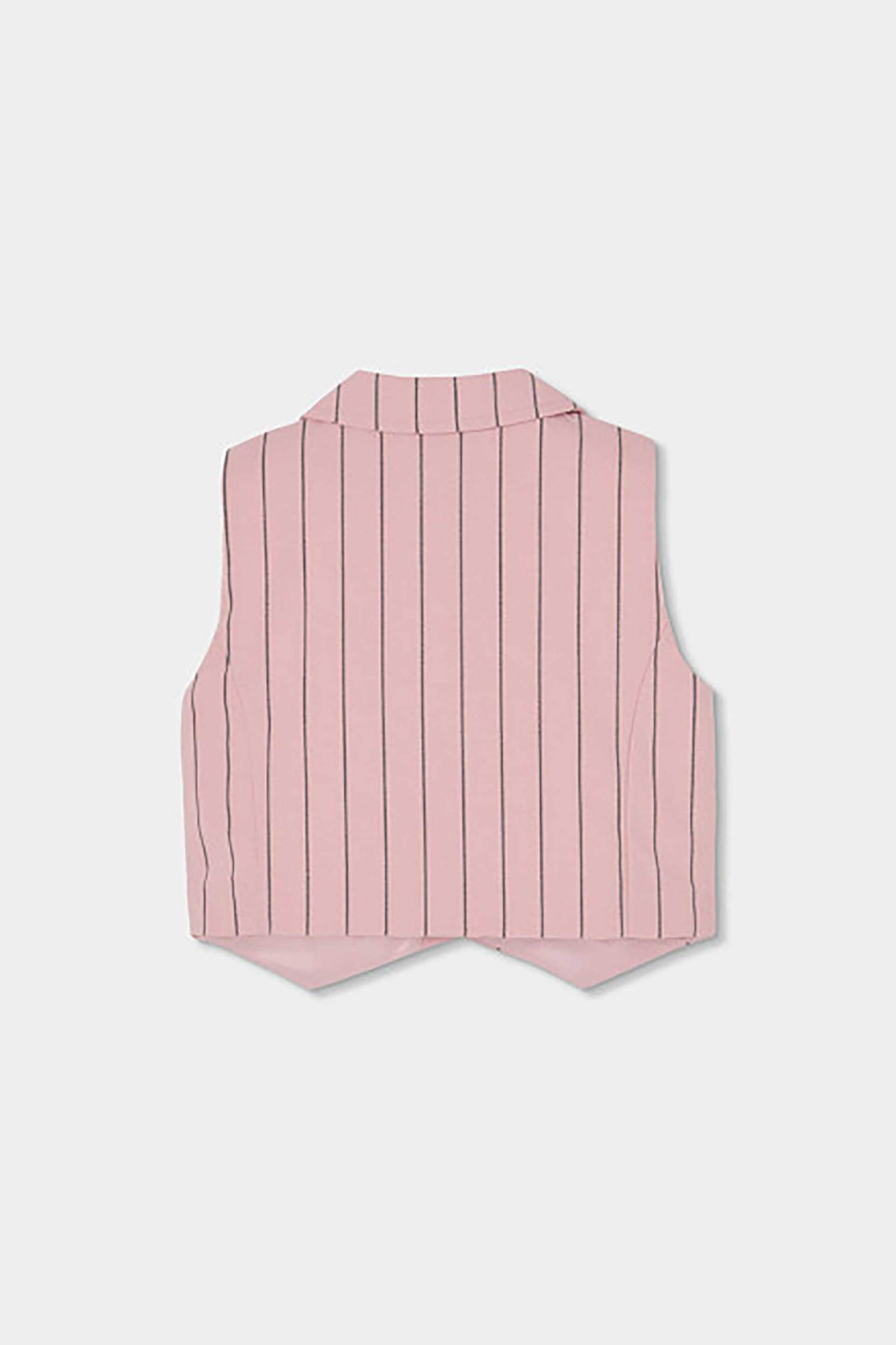 Boboli παιδικό γιλέκο με ριγέ σχέδιο - 783031 Ροζ φωτογραφία