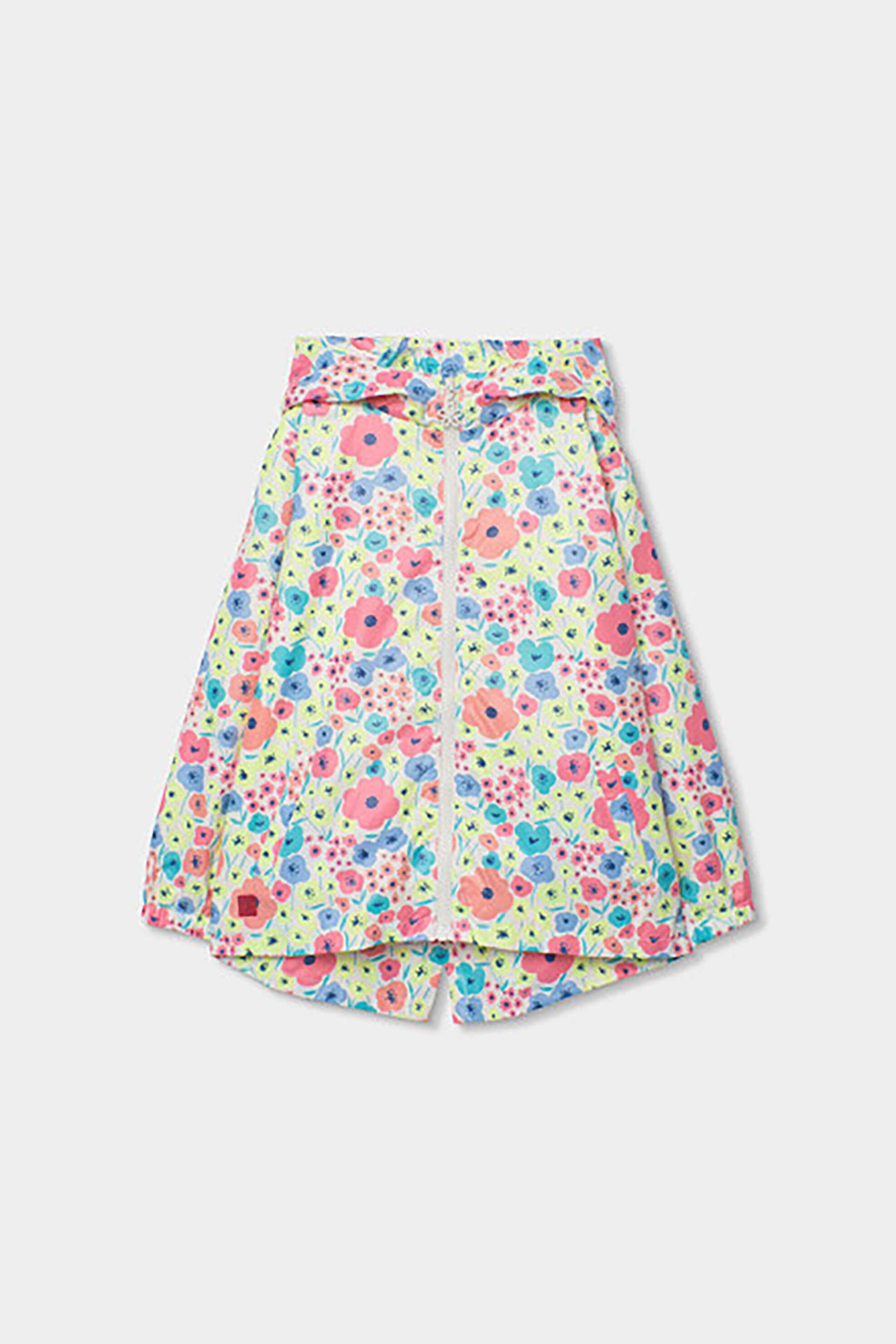 Boboli παιδικό μπουφάν parka με floral print - 313197 Πολύχρωμο