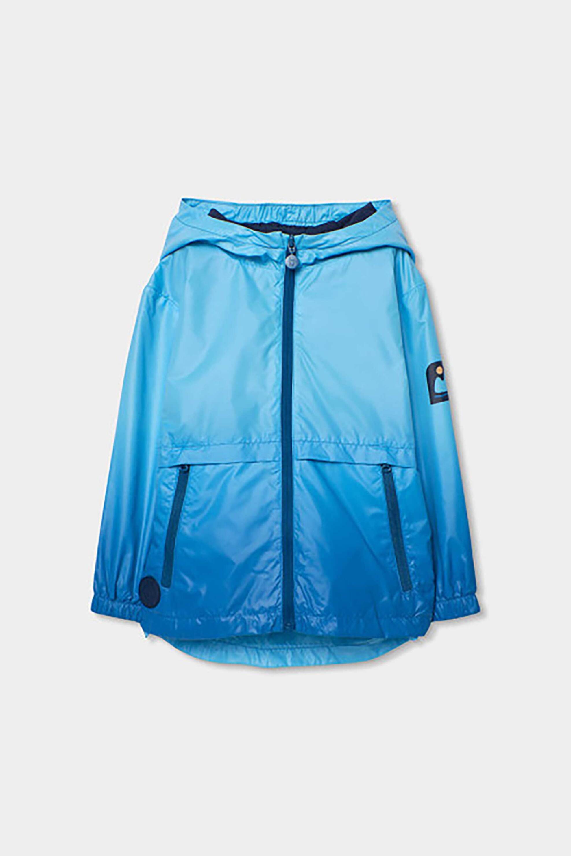 Boboli παιδικό μπουφάν parka ντεγκραντέ - 503165 Τυρκουάζ