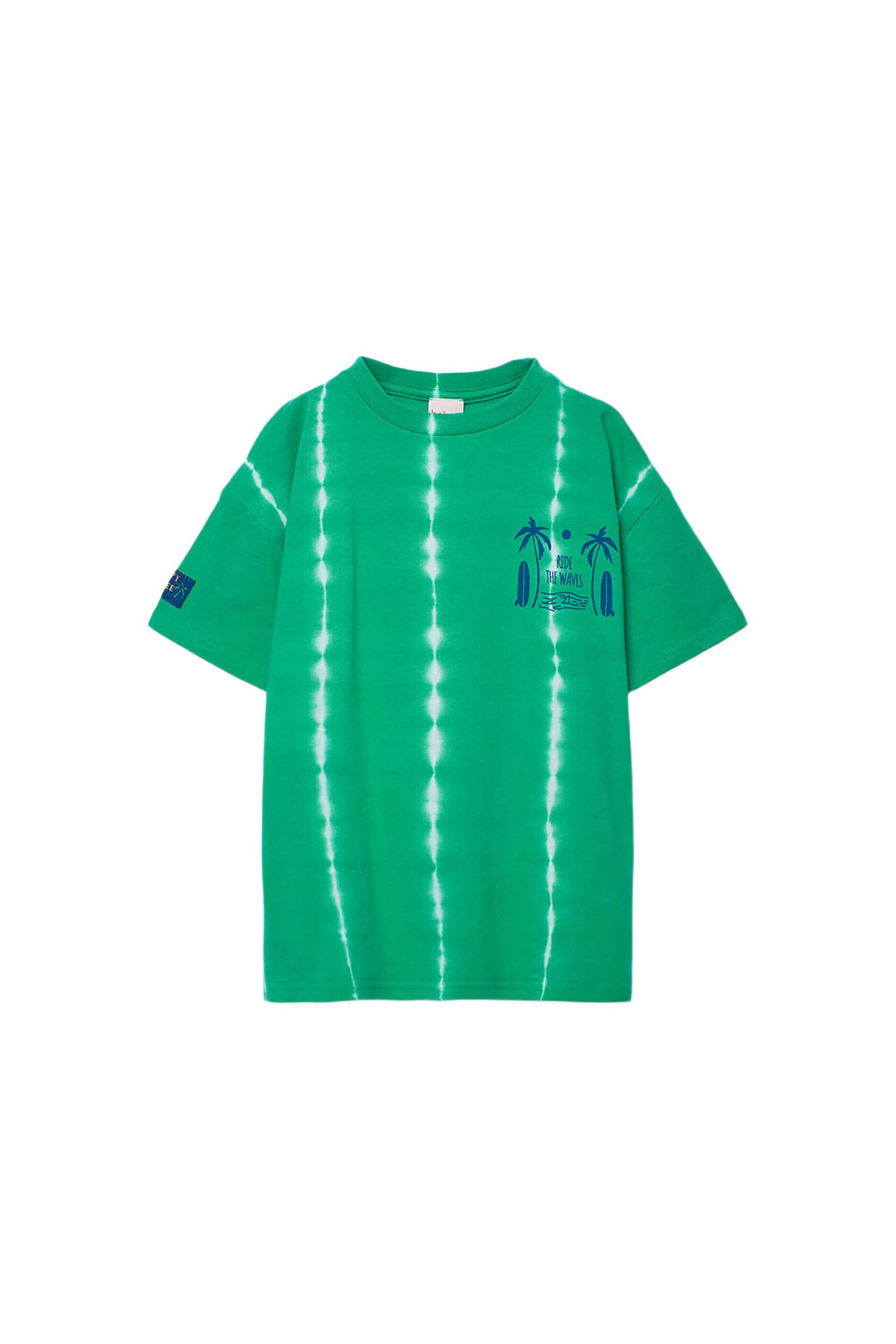 Boboli παιδικό Τ-shirt με tie dye σχέδιο - 613033 Πράσινο