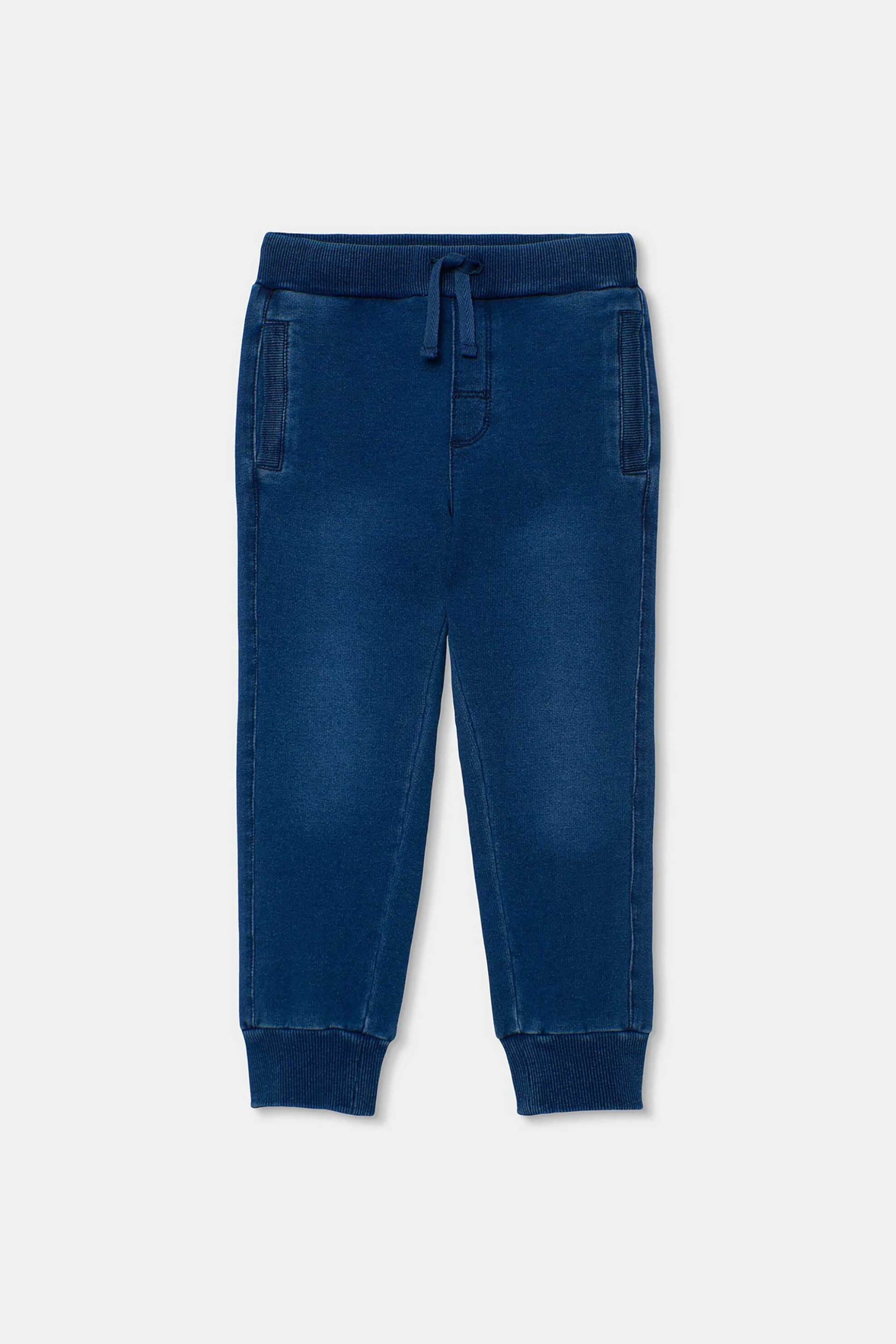 Boboli παιδικό παντελόνι φόρμας μονόχρωμο - 690038 Denim Blue Σκούρο