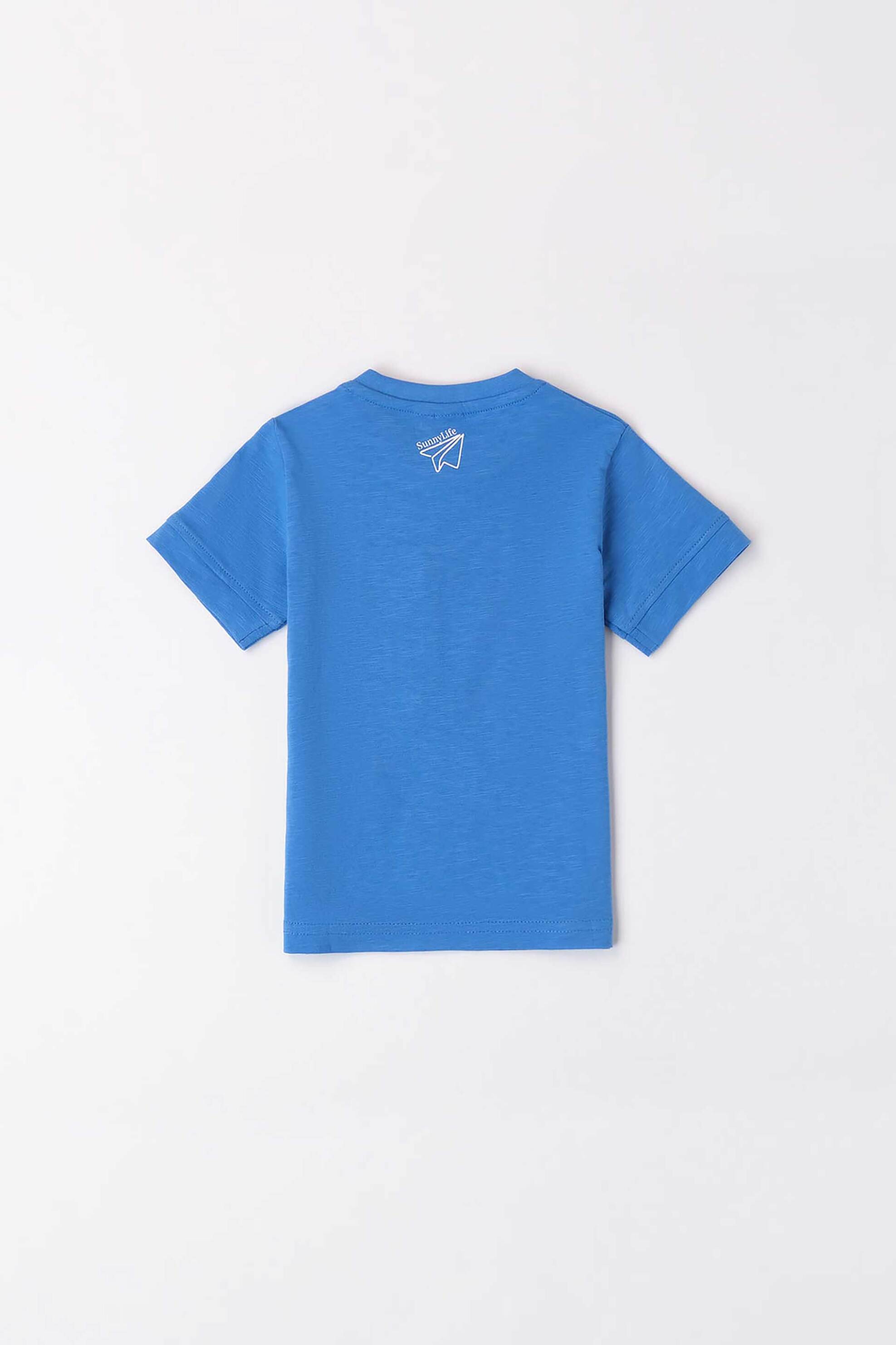 iDO παιδικό T-shirt με τσέπη στο στήθος - 4.8673/G1 Μπλε φωτογραφία
