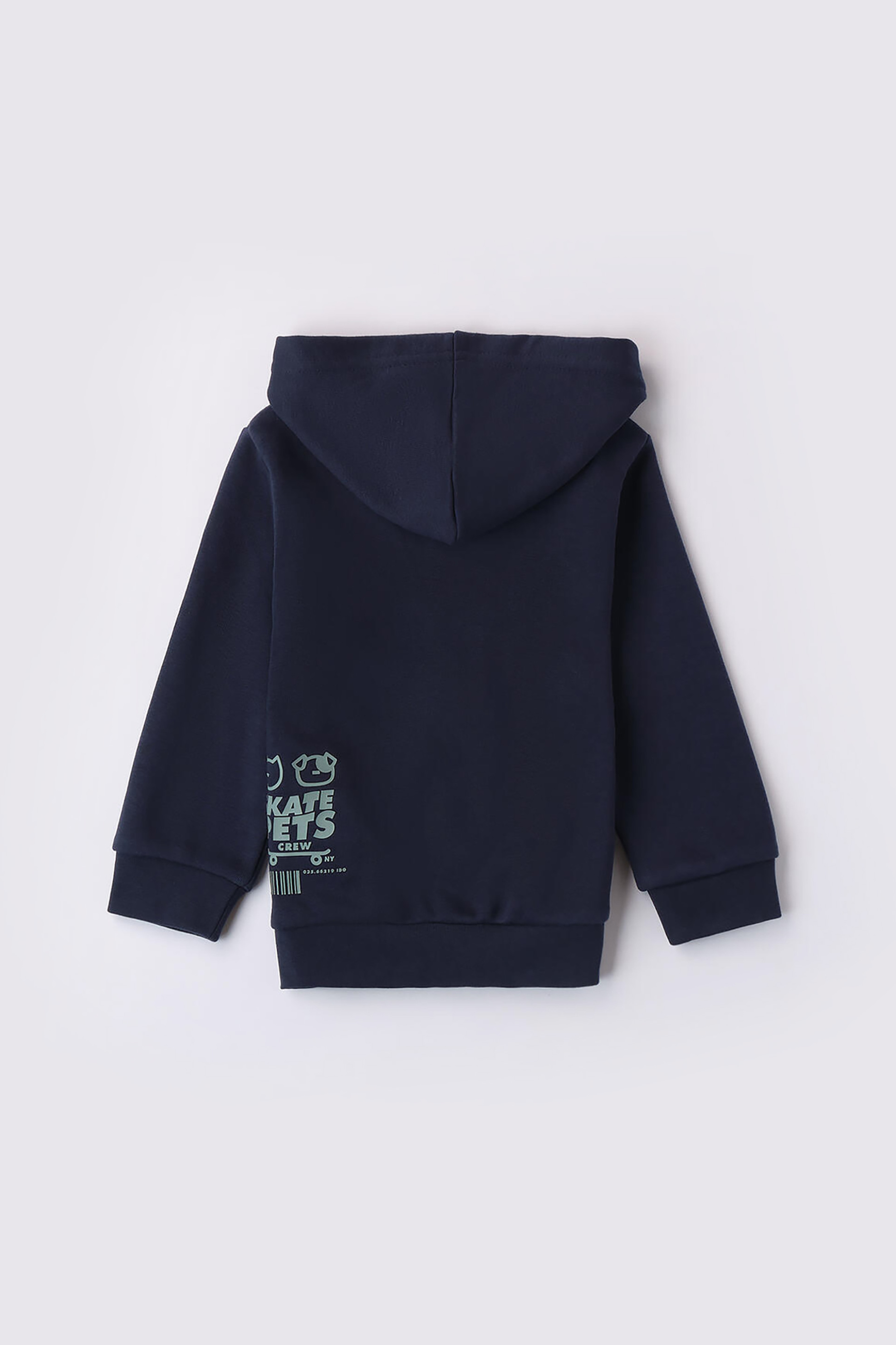 iDO παιδική ζακέτα φούτερ με κουκούλα και print - 4.A450/00 Μπλε φωτογραφία