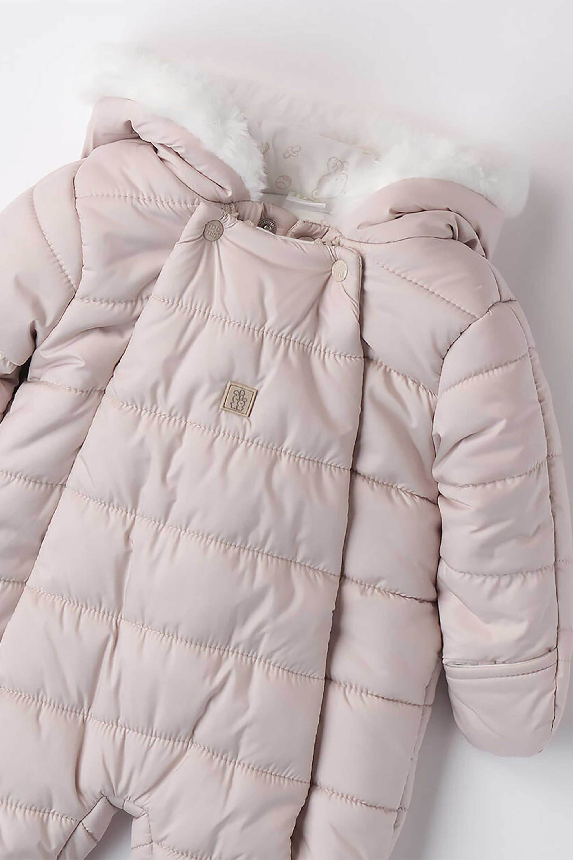 iDO βρεφικό φορμάκι εξόδου με κουκούλα - 4.A250/00 Ροζ φωτογραφία