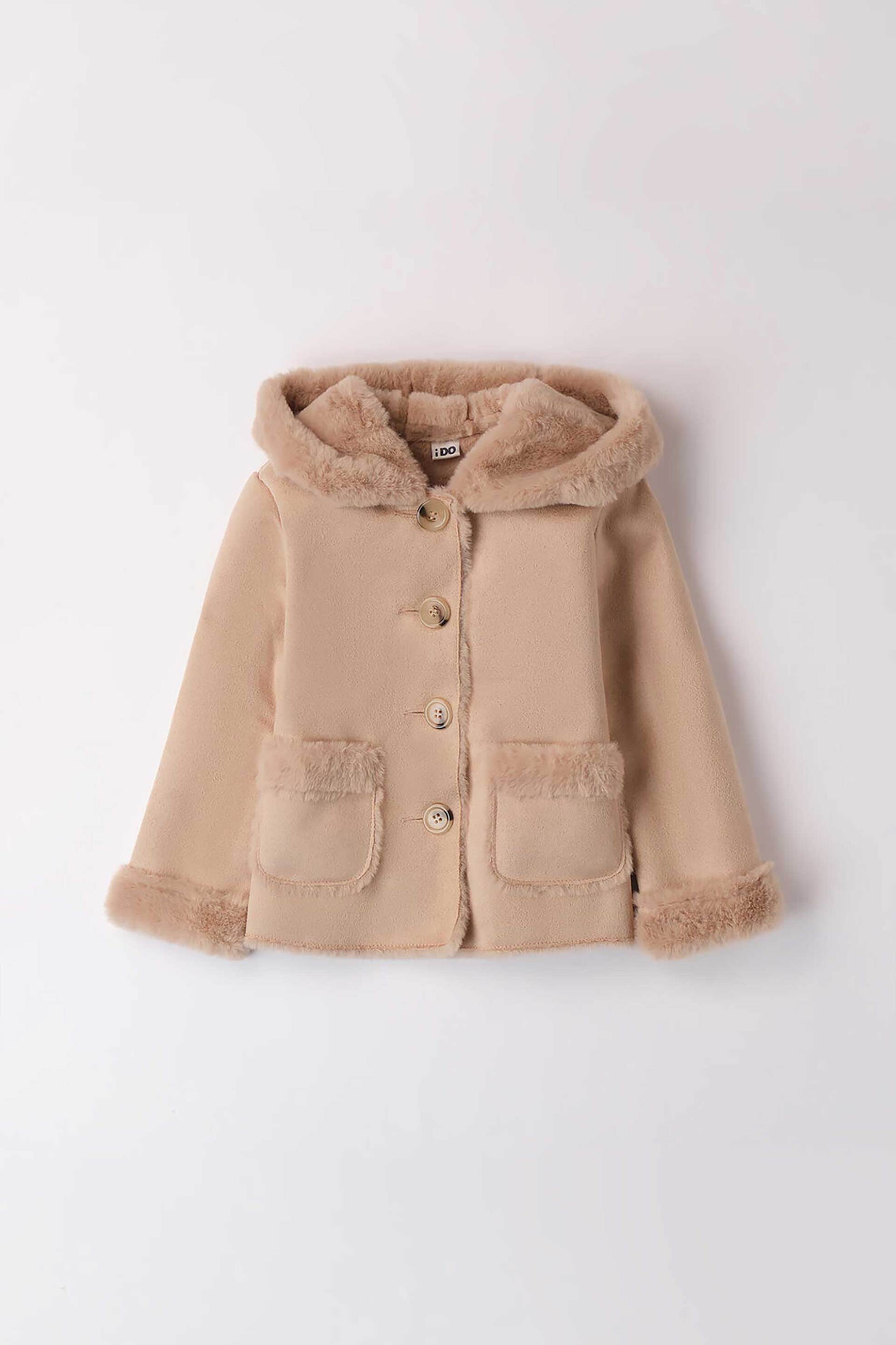 iDO παιδικό jacket με faux γούνα - 4.A637/00 Ροζ