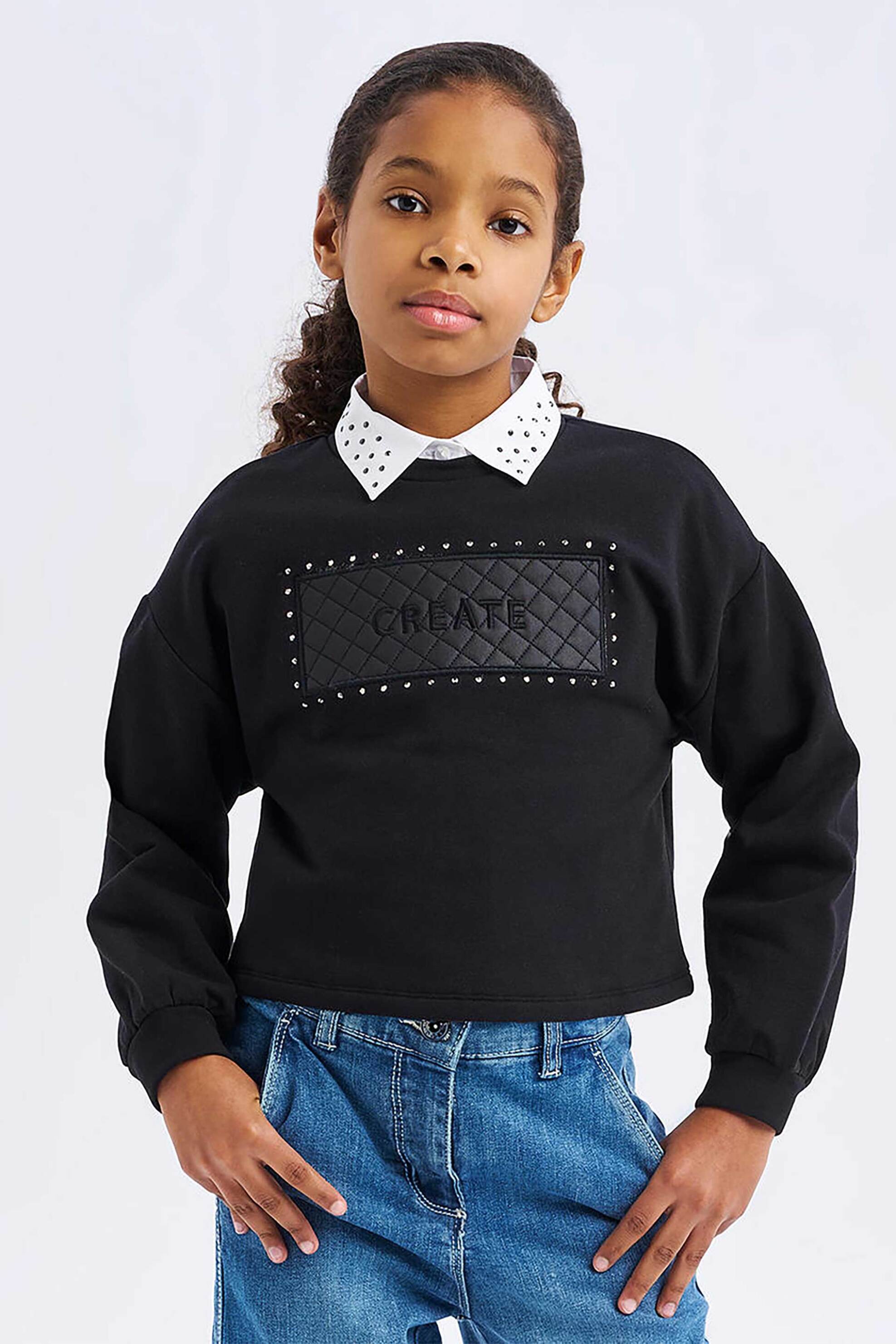 iDO παιδικό πουκάμισο με τρούκς στο γιακά - 4.A842/00 Λευκό φωτογραφία