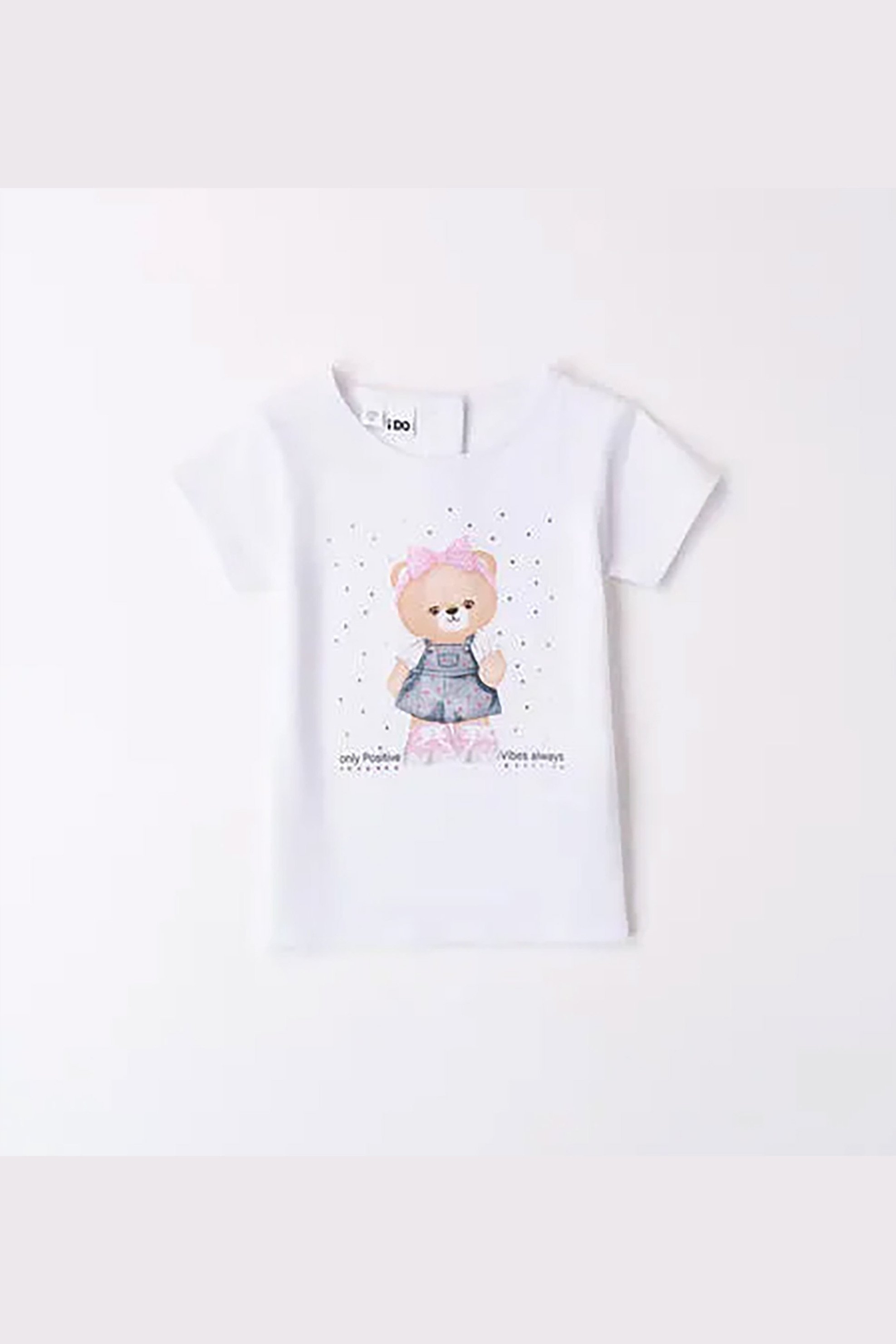 iDO παιδικόT-shirt με graphic print - 4.B364/00 Λευκό φωτογραφία