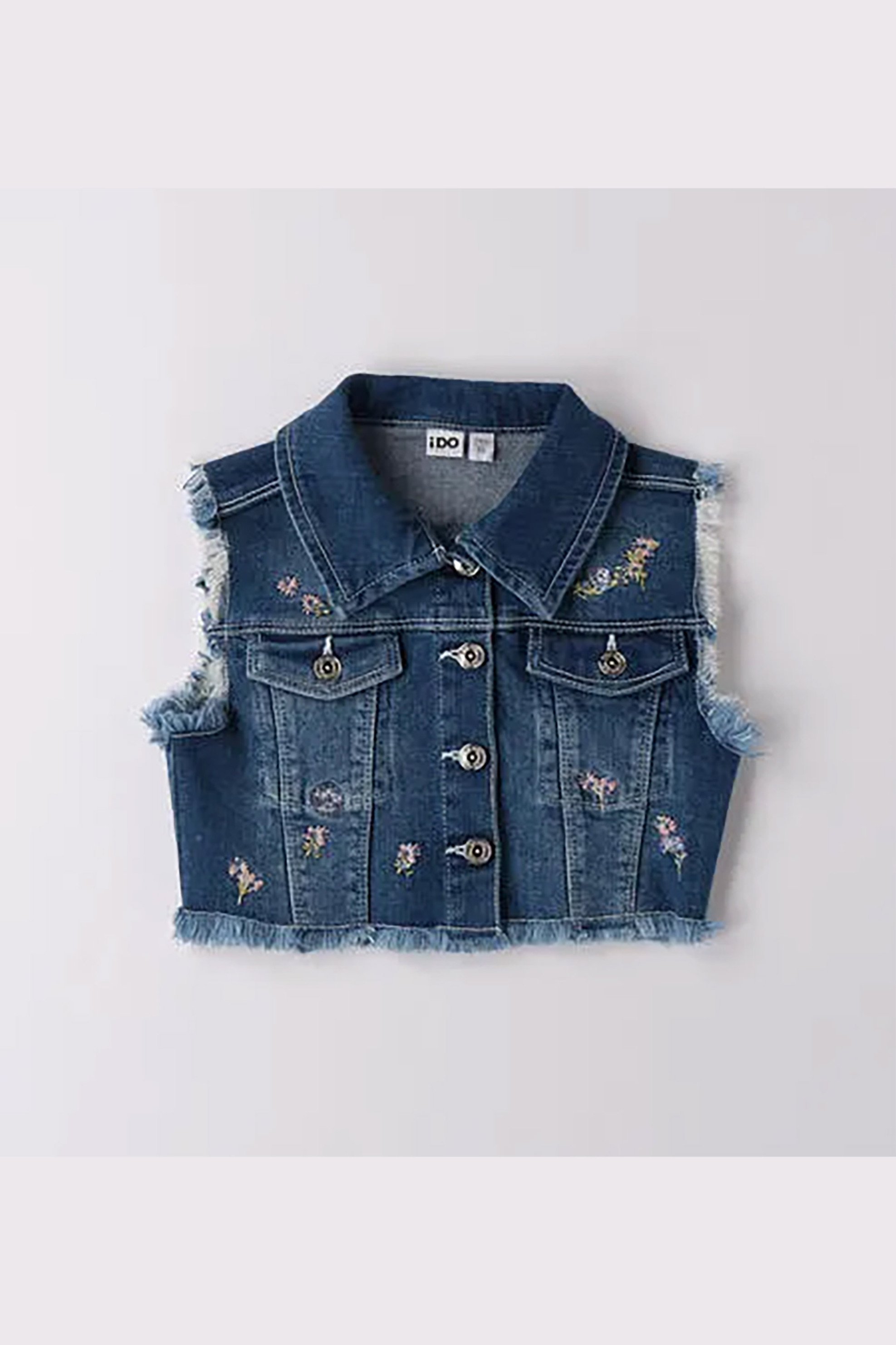 iDO παιδικό denim jacket αμάνικο - 4.B400/00 Denim Blue Σκούρο φωτογραφία