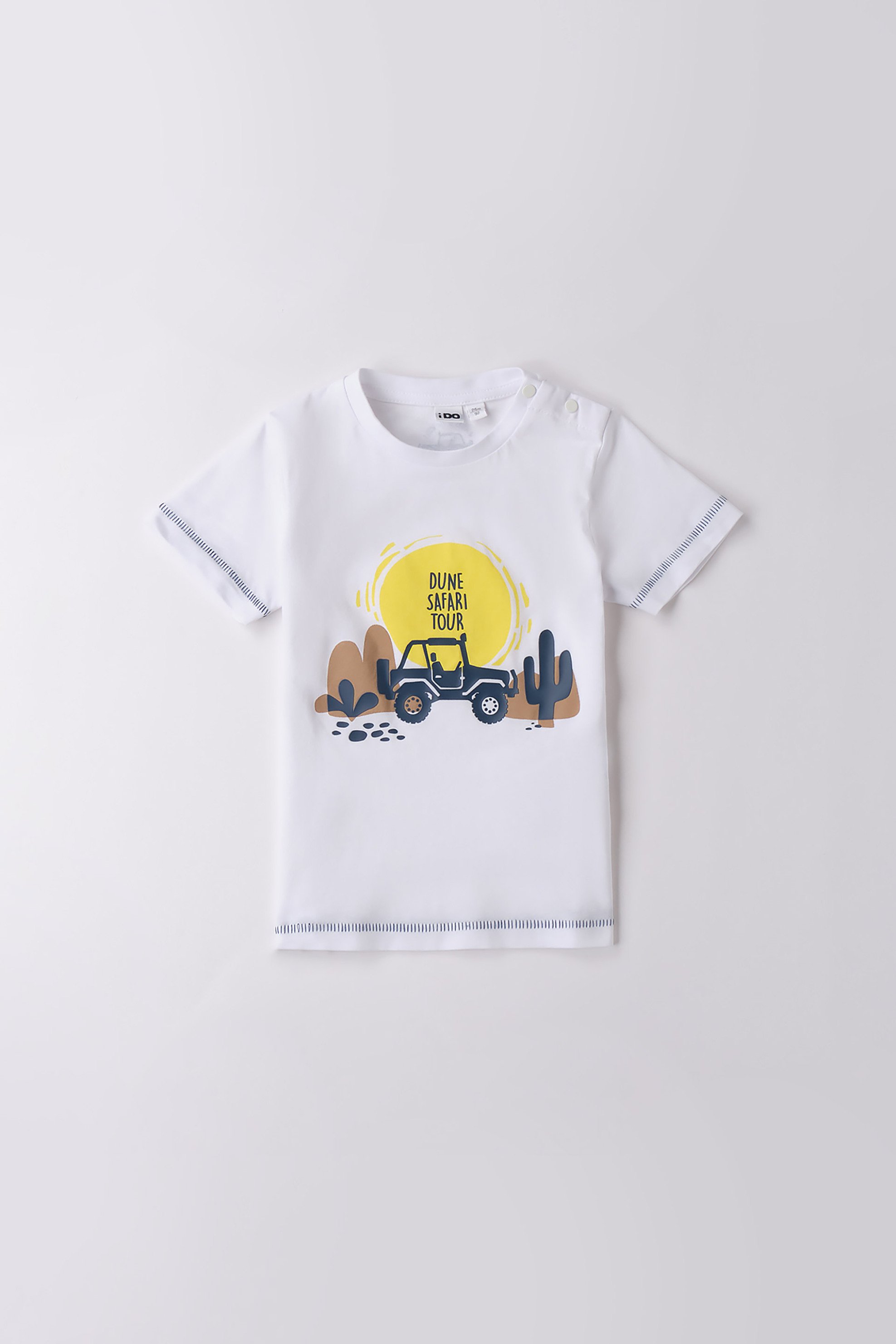 IDO iDO παιδικόT-shirt με print - 4.B452/00 Λευκό
