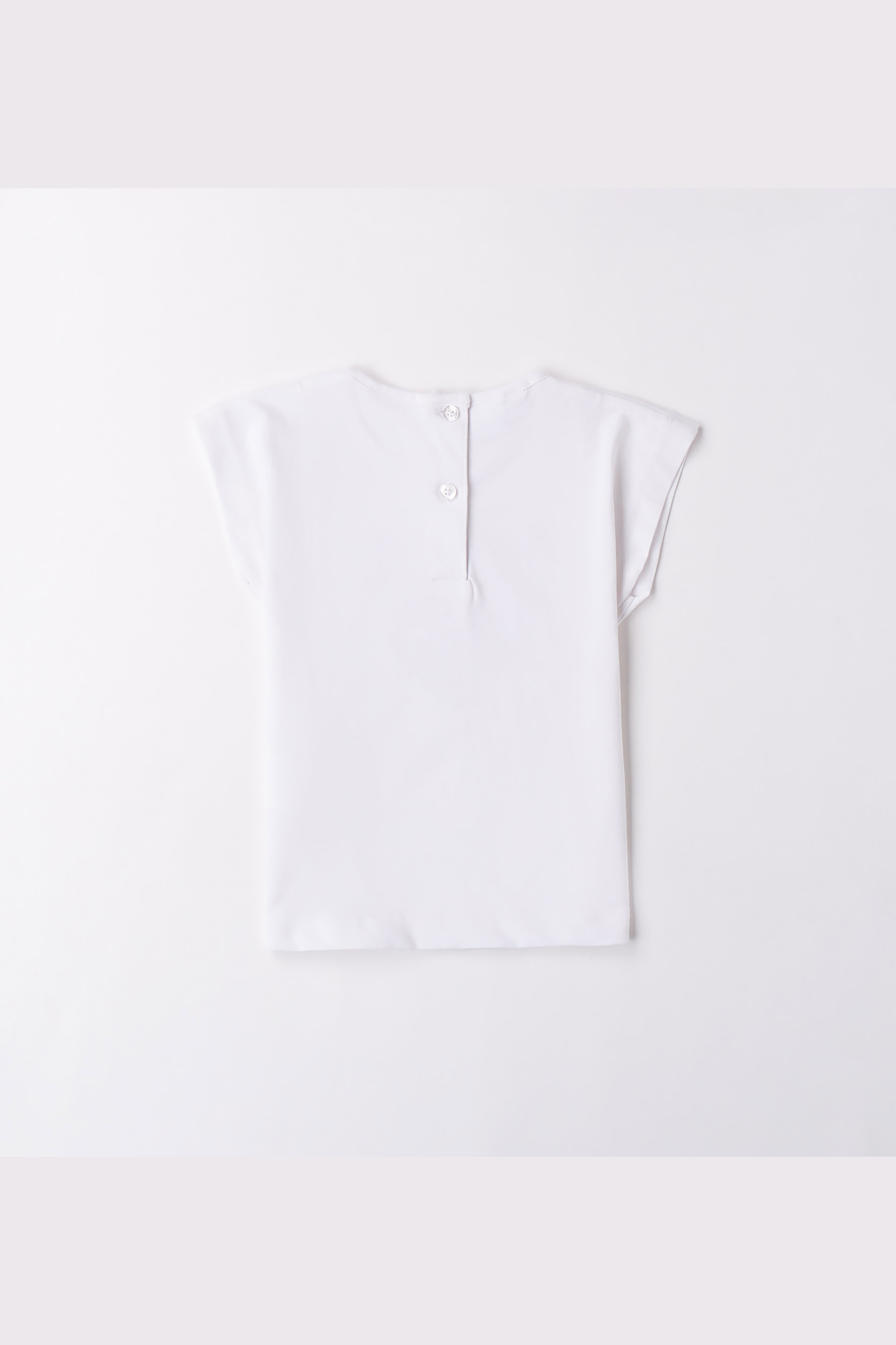 iDo παιδικό T-shirt με print και στρας - 4.B519/00 Λευκό φωτογραφία