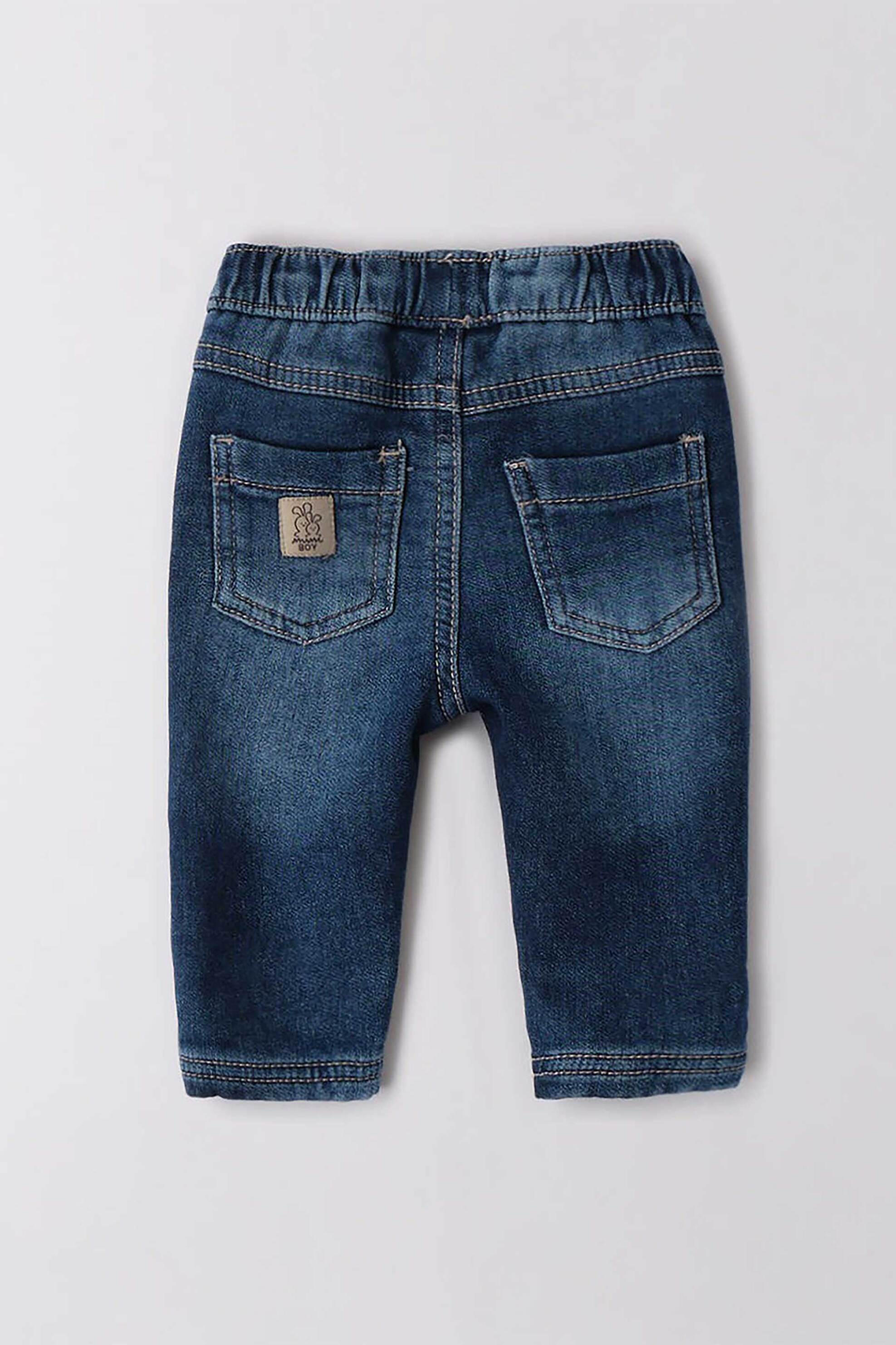 iDO βρεφικό τζιν παντελόνι με ελαστική μέση - 4.F071/00 Μπλε Ανοιχτό φωτογραφία