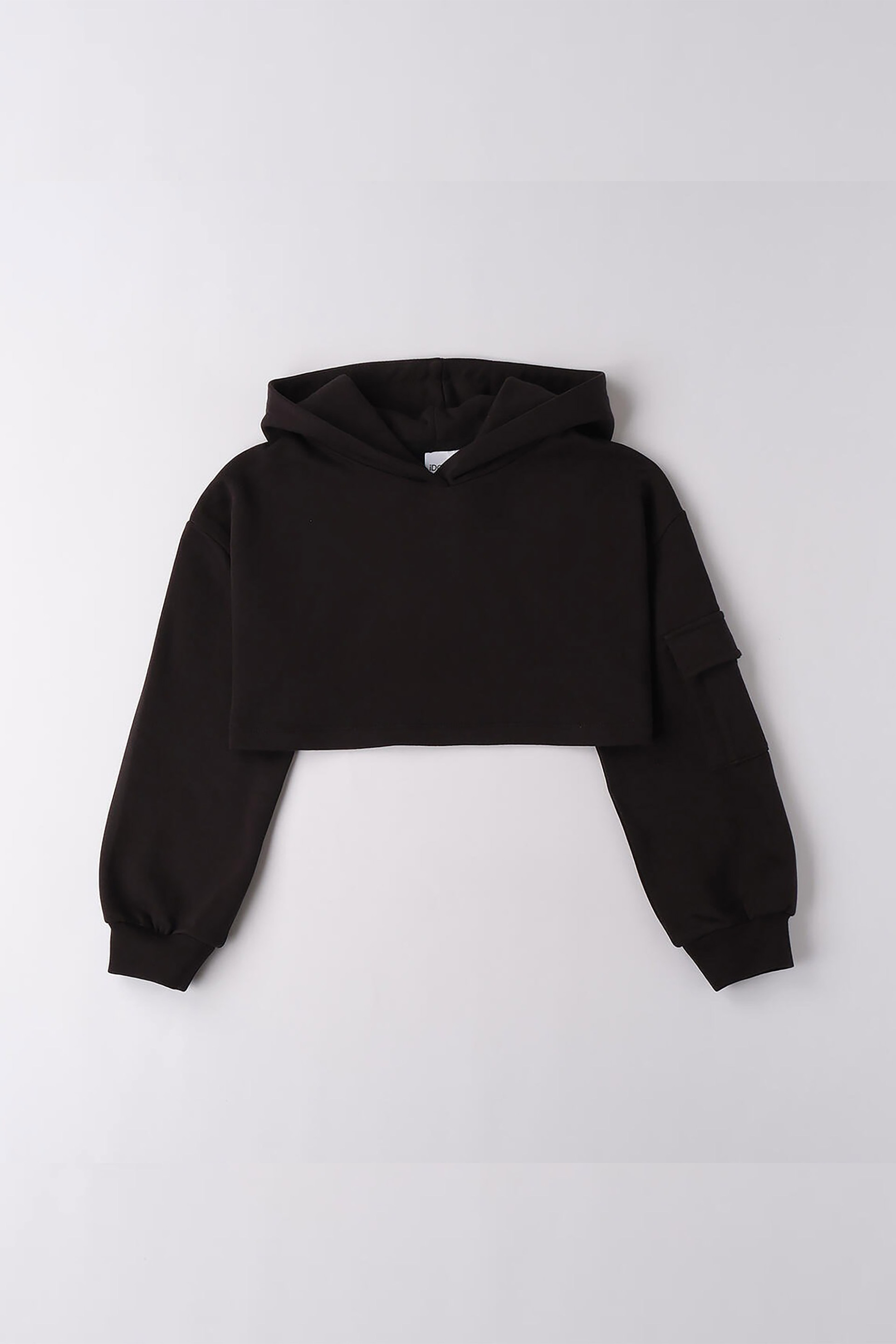 iDO παιδικό σετ με φούτερ, T-shirt και παντελόνι φόρμας cargo - 4.F561/00 Μαύρο φωτογραφία