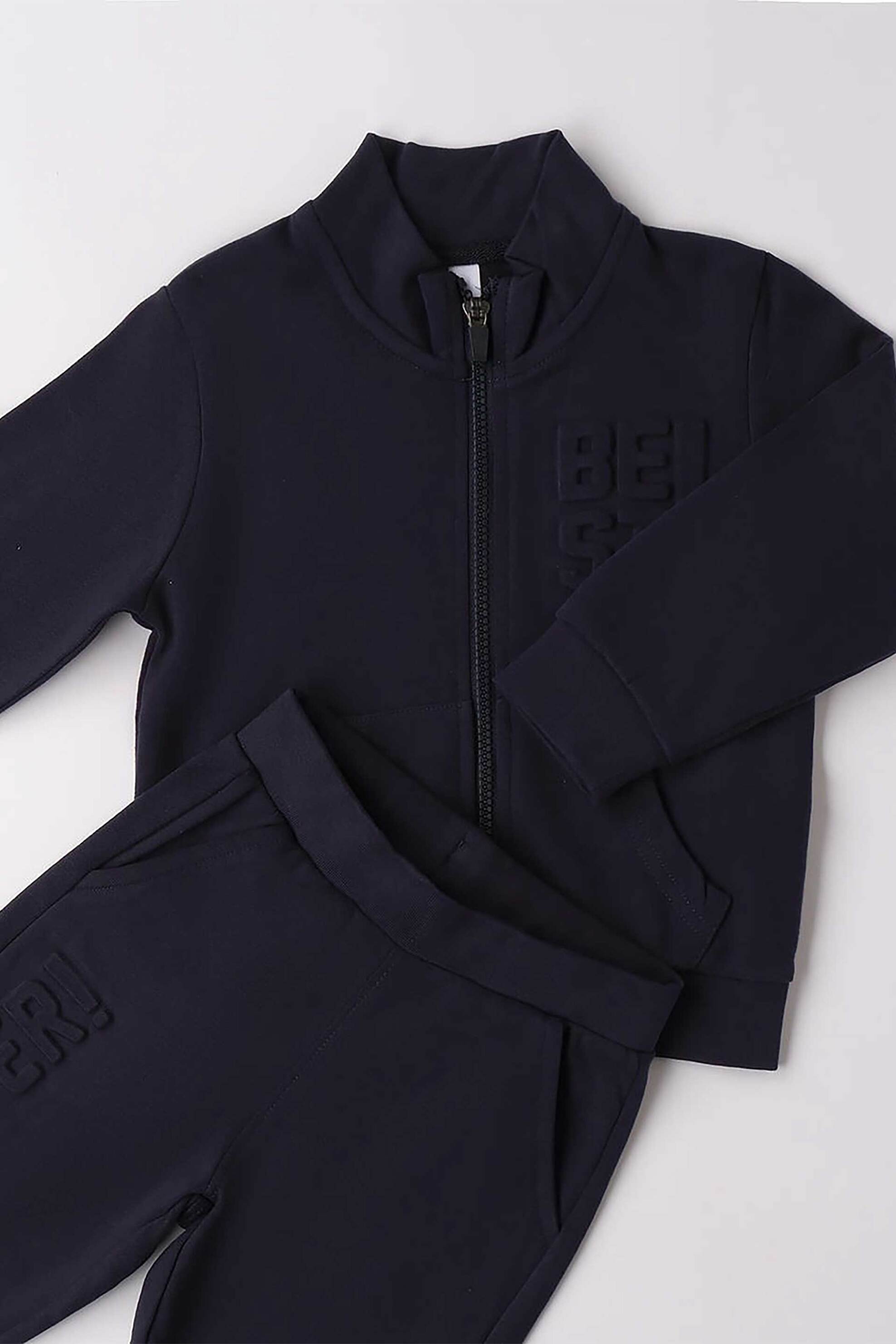 iDO παιδικό σετ φόρμας με ζακέτα και παντελόνι φόρμας - 4.F713/00 Μπλε Σκούρο φωτογραφία