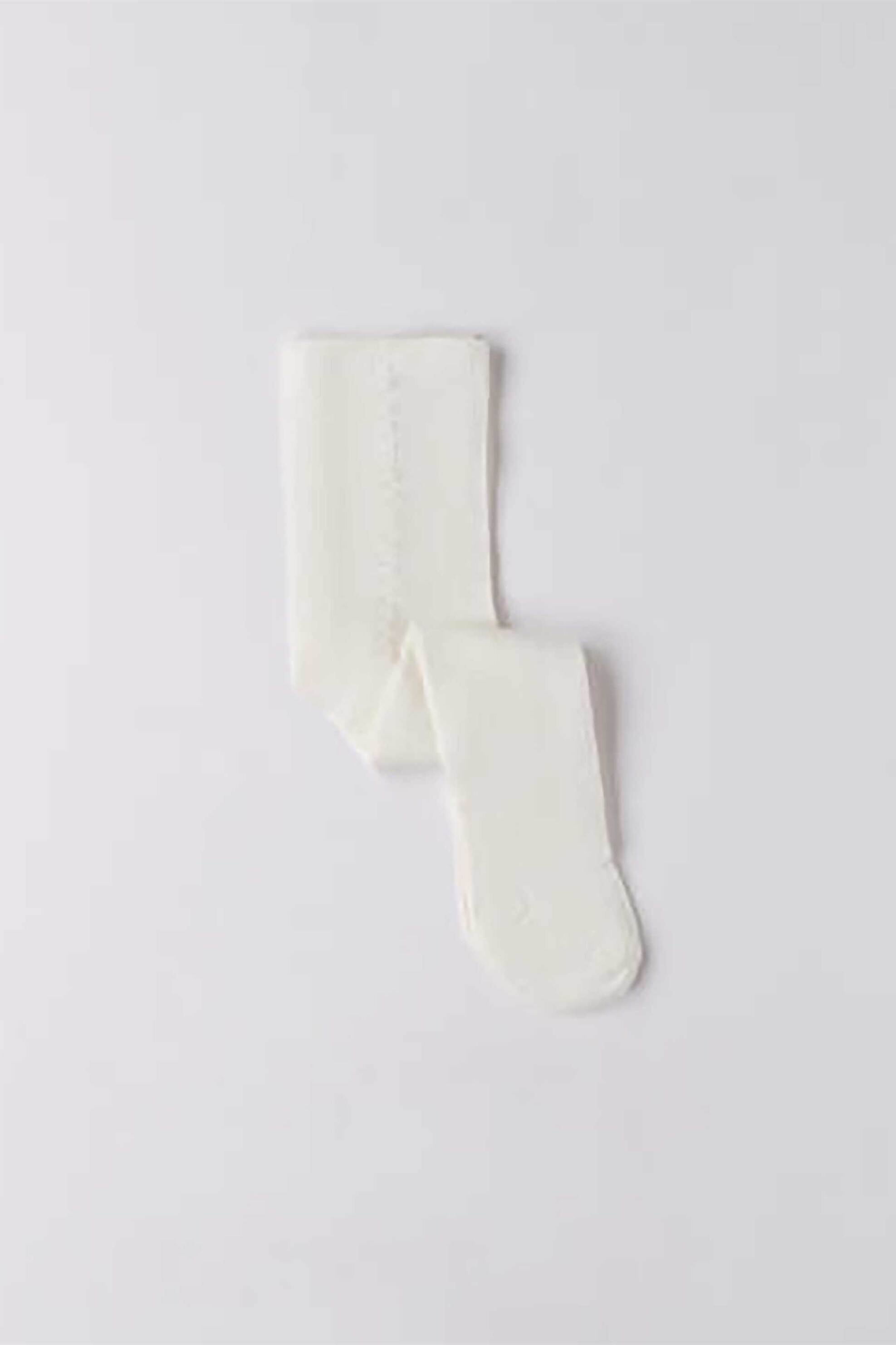 IDO iDO βρεφικό καλσόν πλεκτό με κέντημα - 4.F968/71 Λευκό