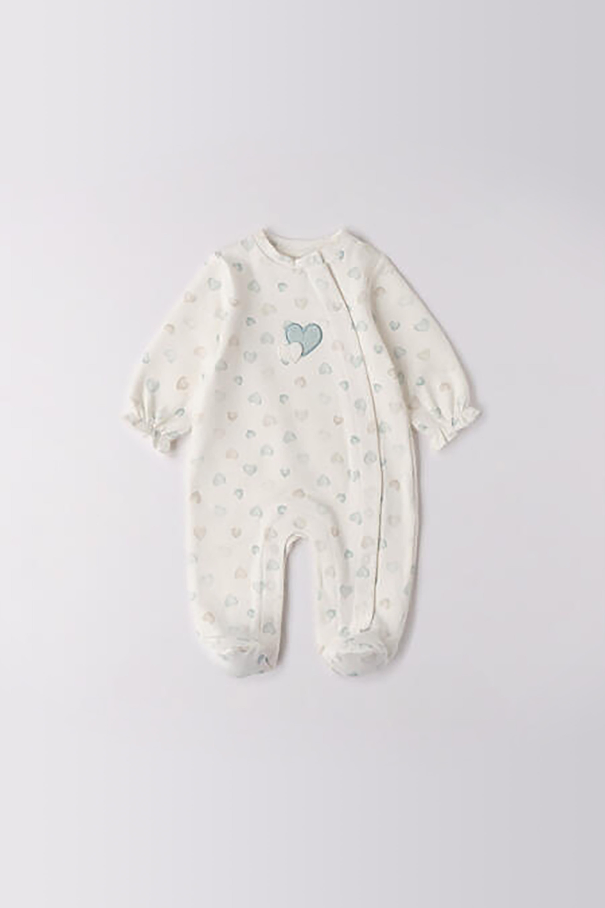 iDO βρεφικό φορμάκι με all-over print - 4.F186/00 Κρέμ