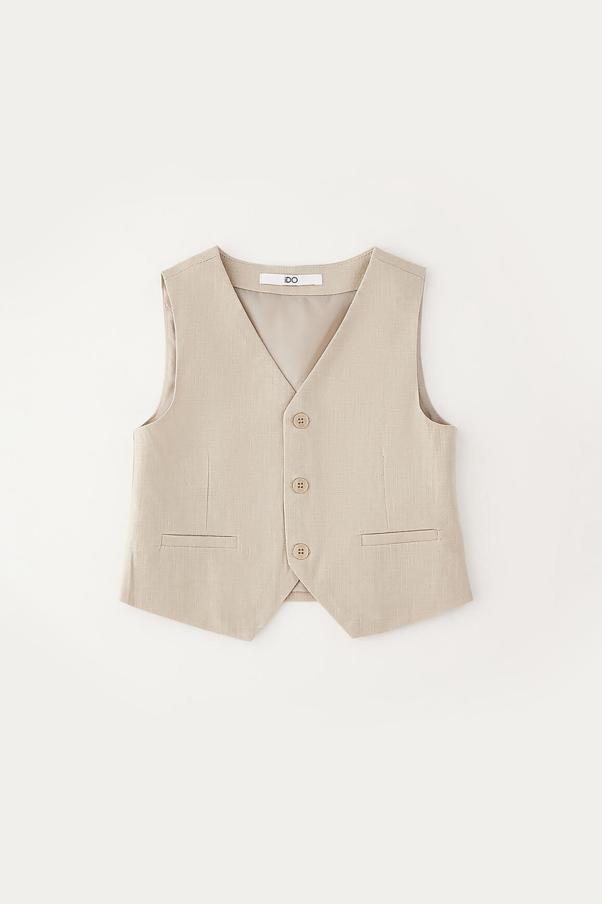 iDO παιδικό γιλέκο μονόχρωμο - 4.G242/00 Μπλε