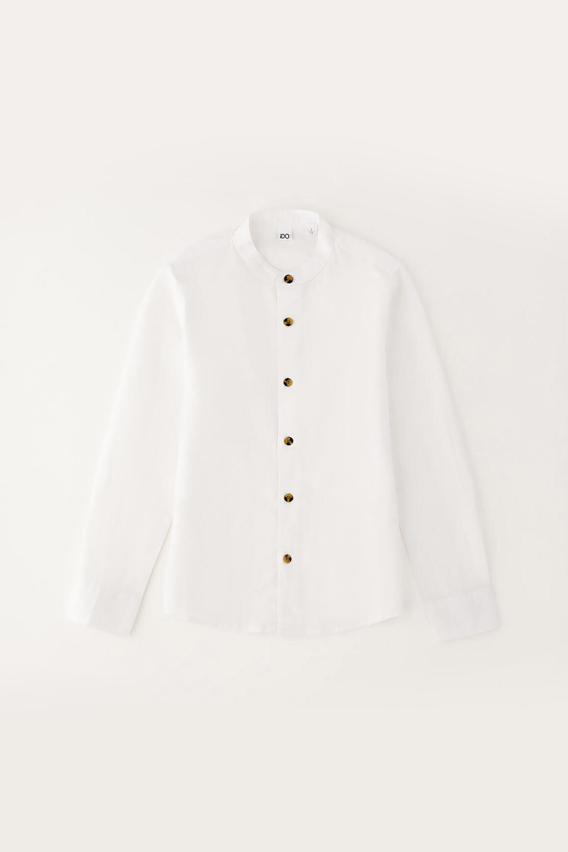iDO παιδικό πουκάμισο με μάο γιακά - 4.G594/00 Λευκό