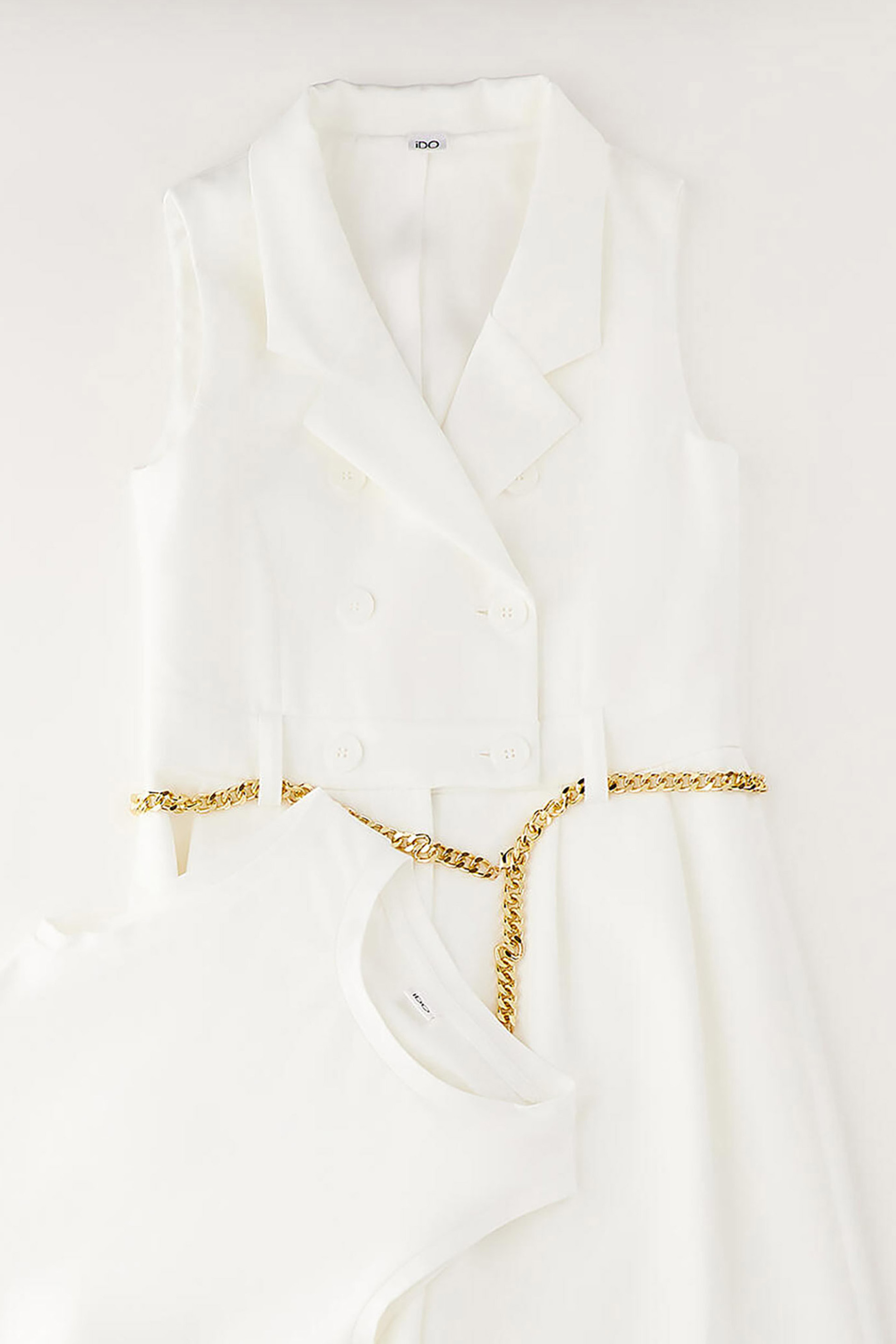 iDO σετ παιδική ολόσωμη φόρμα με τοπ - 4.G778/K1 Λευκό φωτογραφία