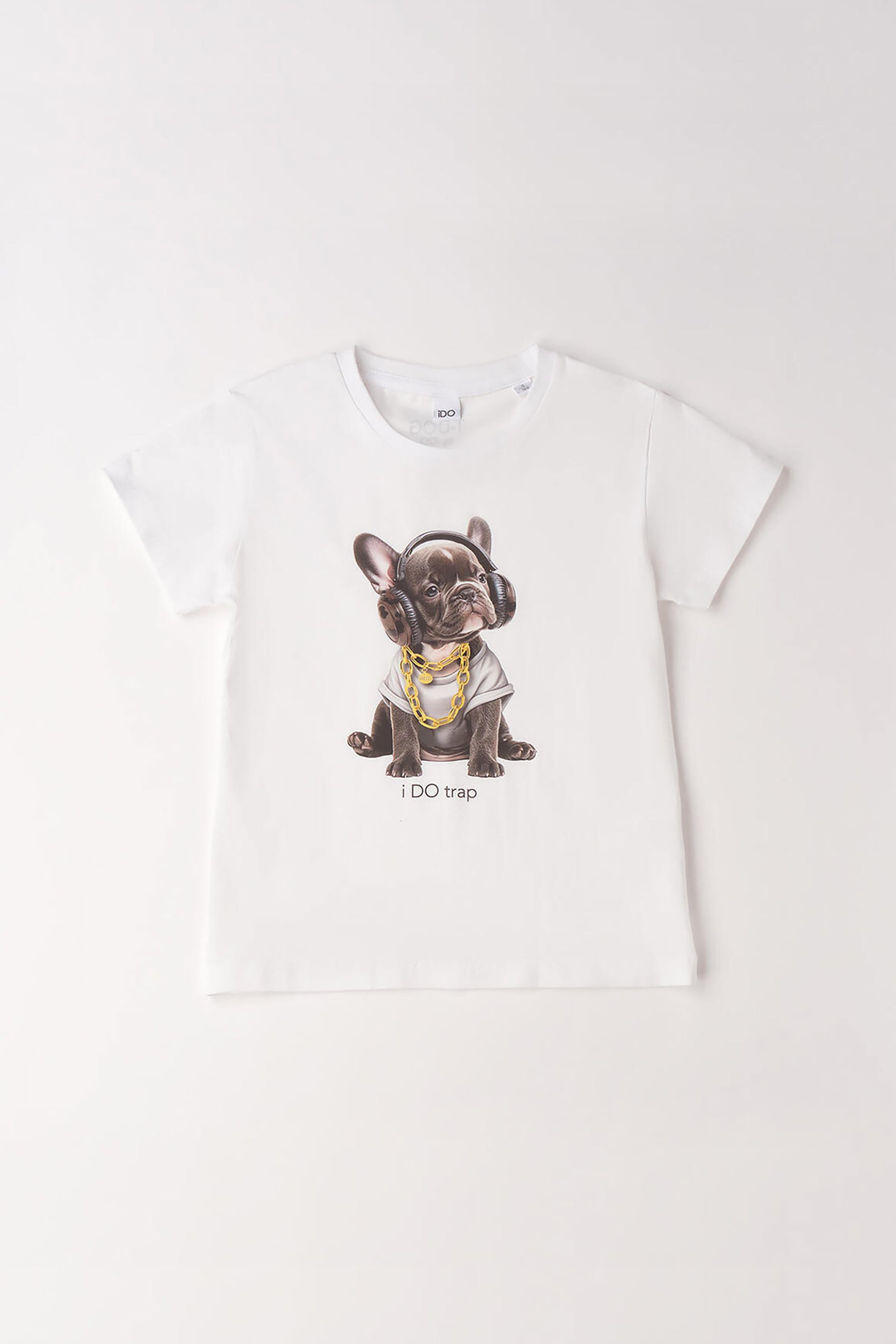iDO παιδικό T-shirt με dog print - 4.G831/G2 Λευκό