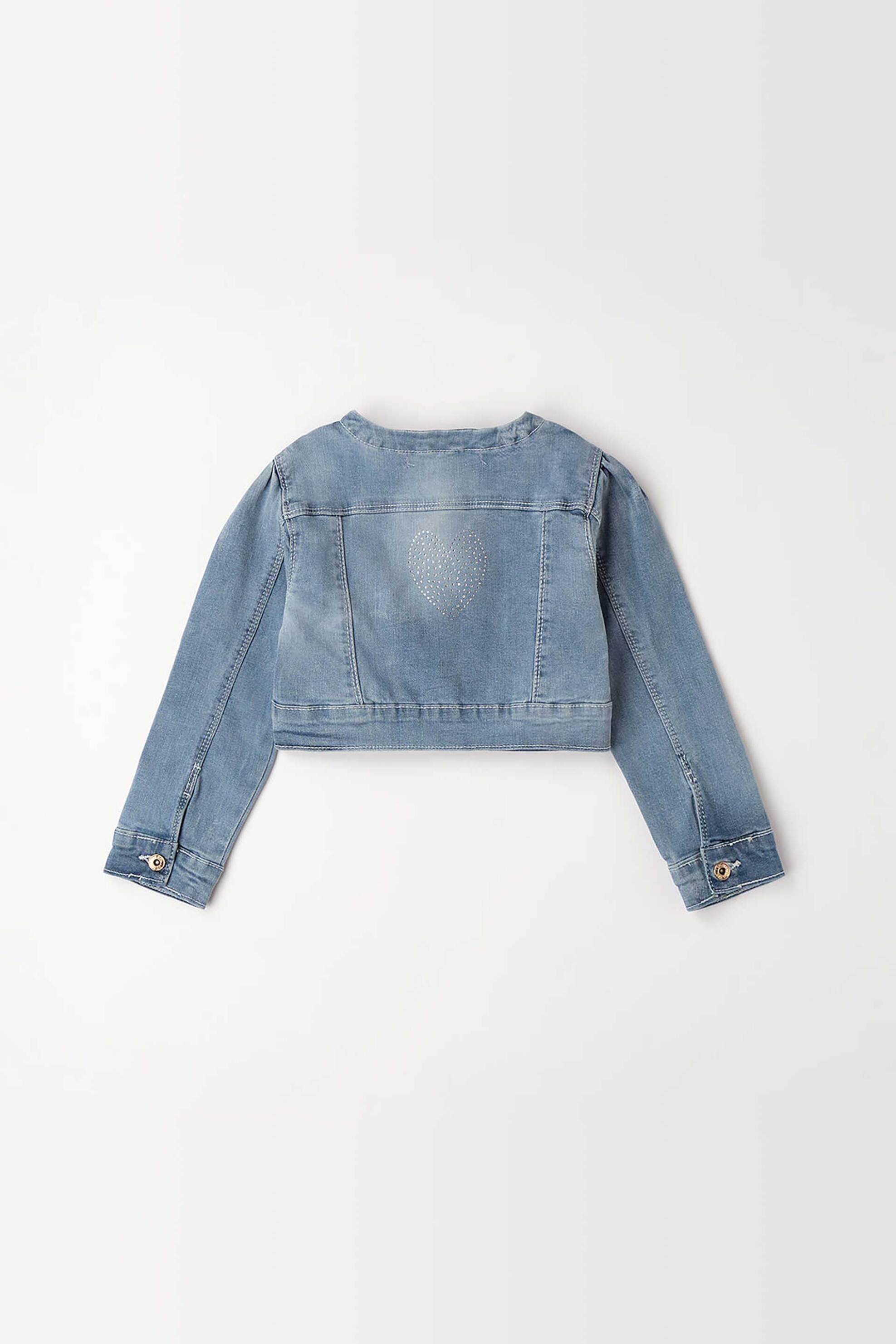Ido Παιδικό Denim Jacket - 4 G390 00 Μπλε Ανοιχτό