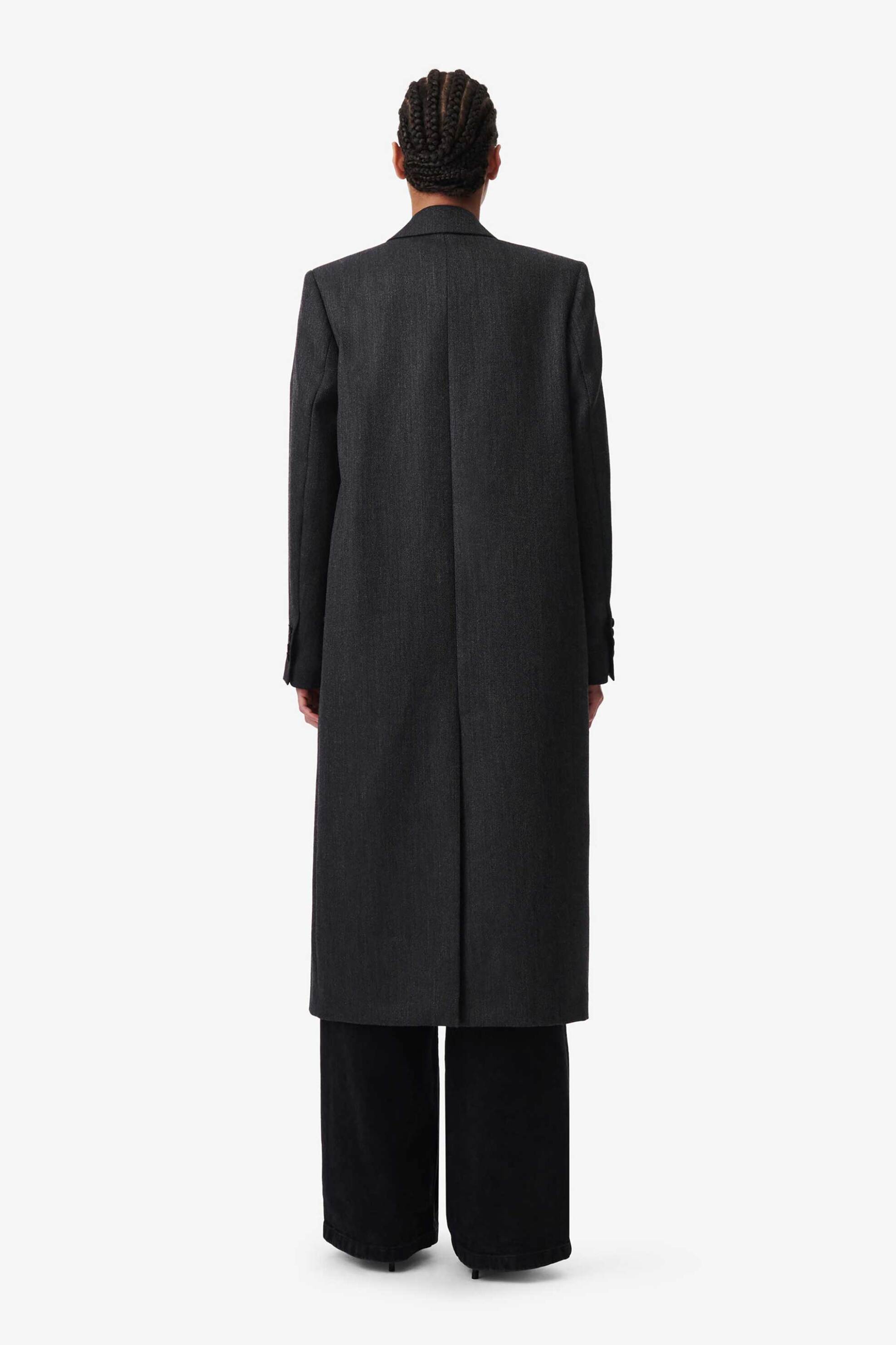 Iro γυναικείο μάλλινο μακρύ παλτό - WM137MARINIA Γκρι φωτογραφία