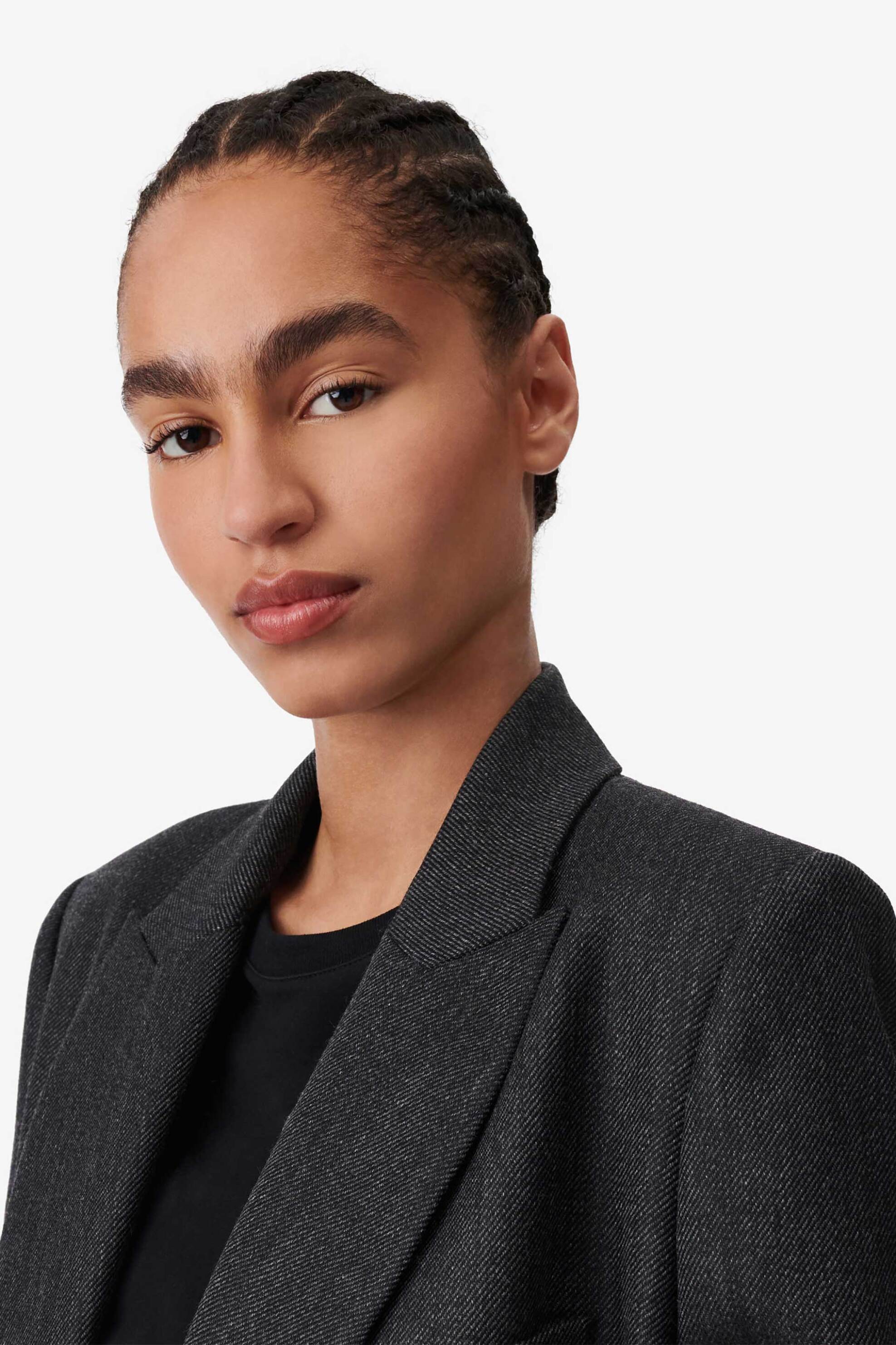 Iro γυναικείο μάλλινο μακρύ παλτό - WM137MARINIA Γκρι φωτογραφία