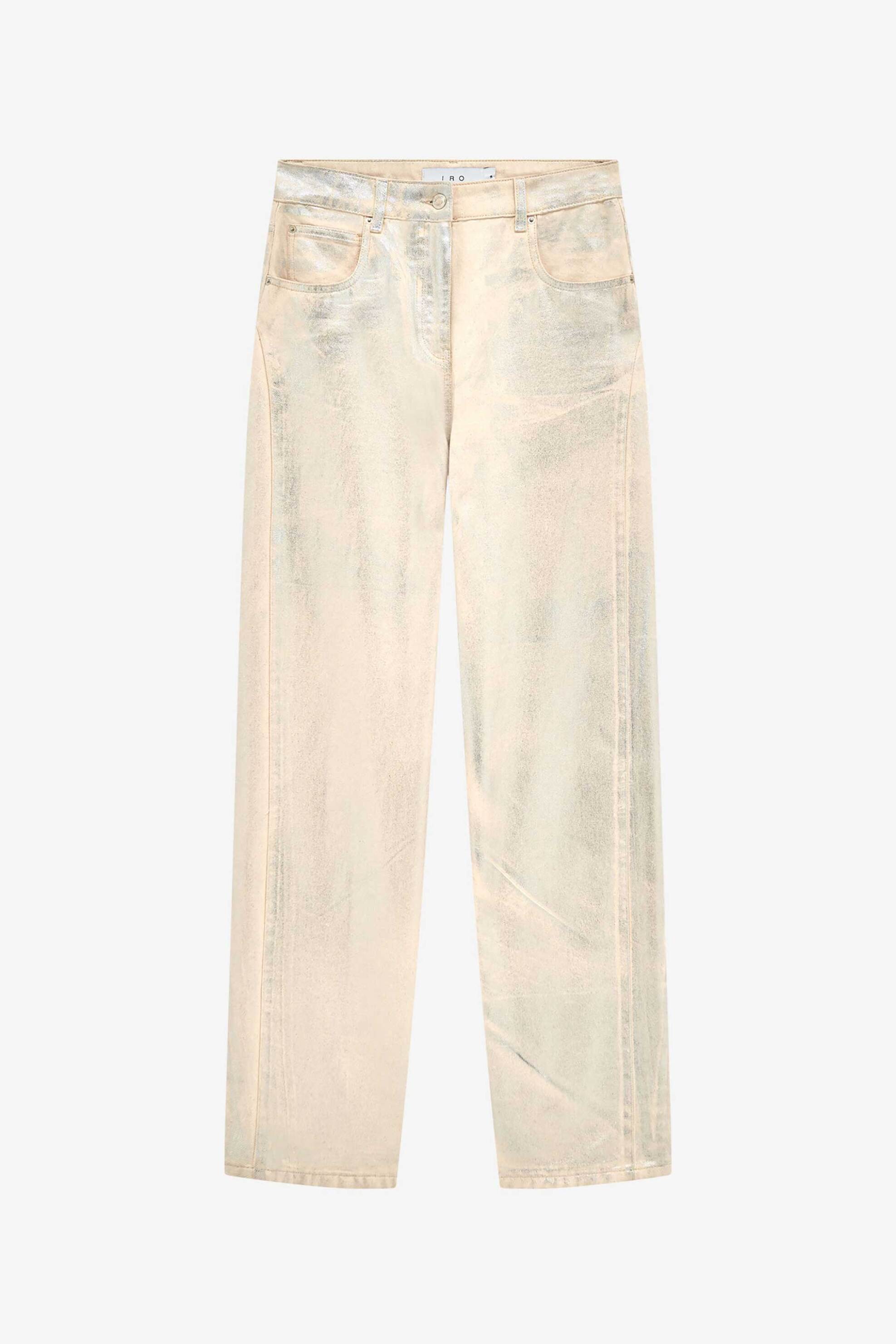 Iro γυναικείο denim παντελόνι μεταλλιζέ "Chandra" - WP23CHANDRA Χρυσό φωτογραφία