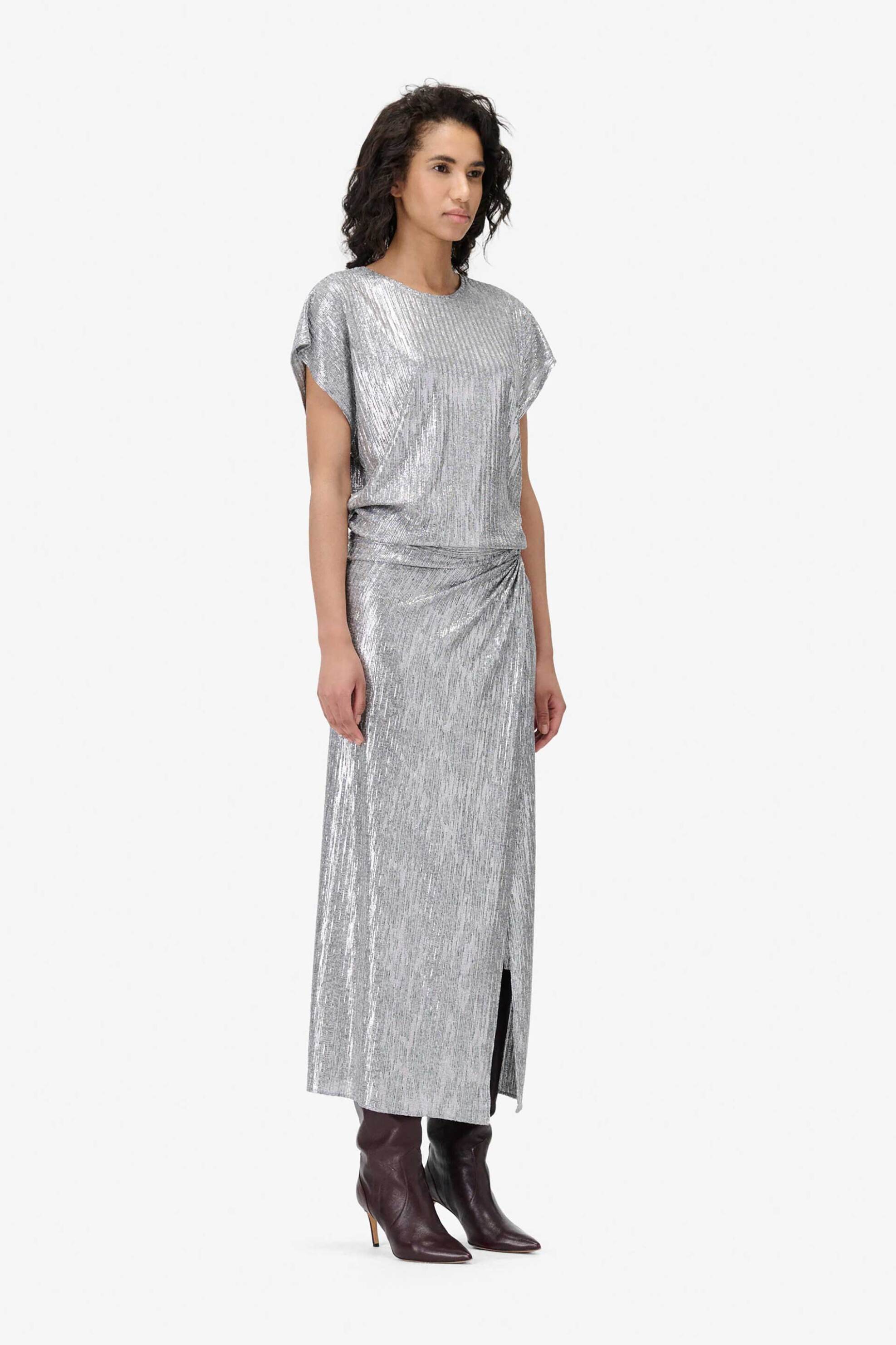 Iro γυναικείο τοπ lurex "Tarra" - WM16TARRA Ασημί φωτογραφία
