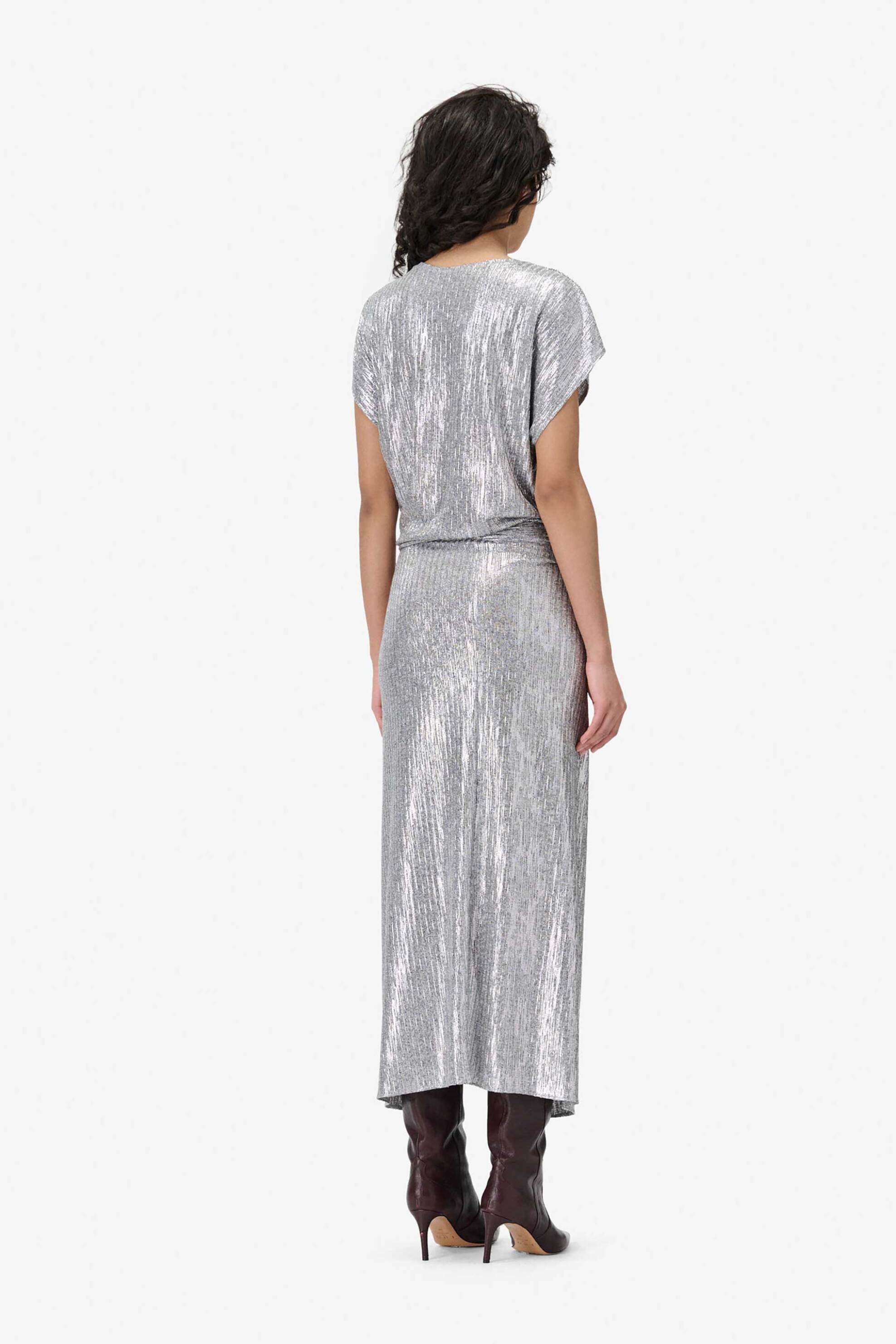 Iro γυναικείο τοπ lurex "Tarra" - WM16TARRA Ασημί φωτογραφία