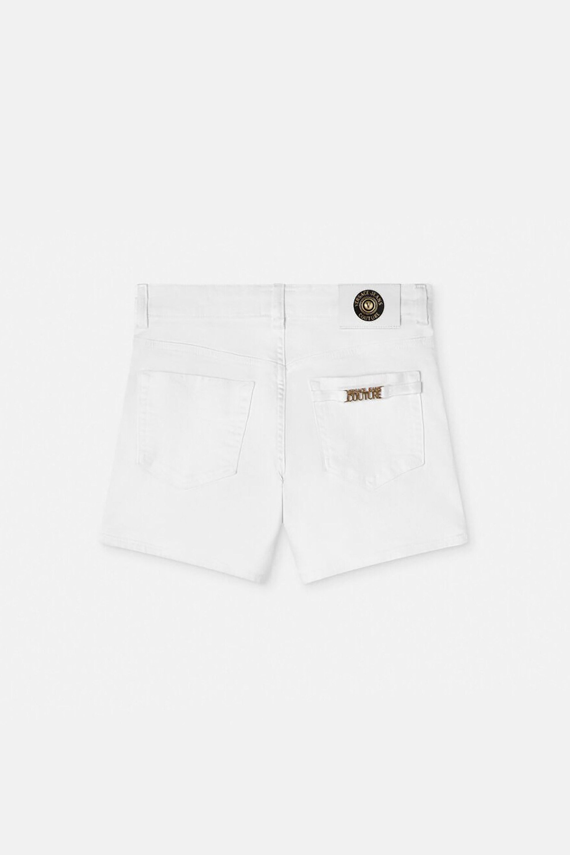 VERSACE JEANS COUTURE 78Versace Jeans Couture γυναικείο denim σορτς - 78HAD514CEWR1 Λευκό - 2
