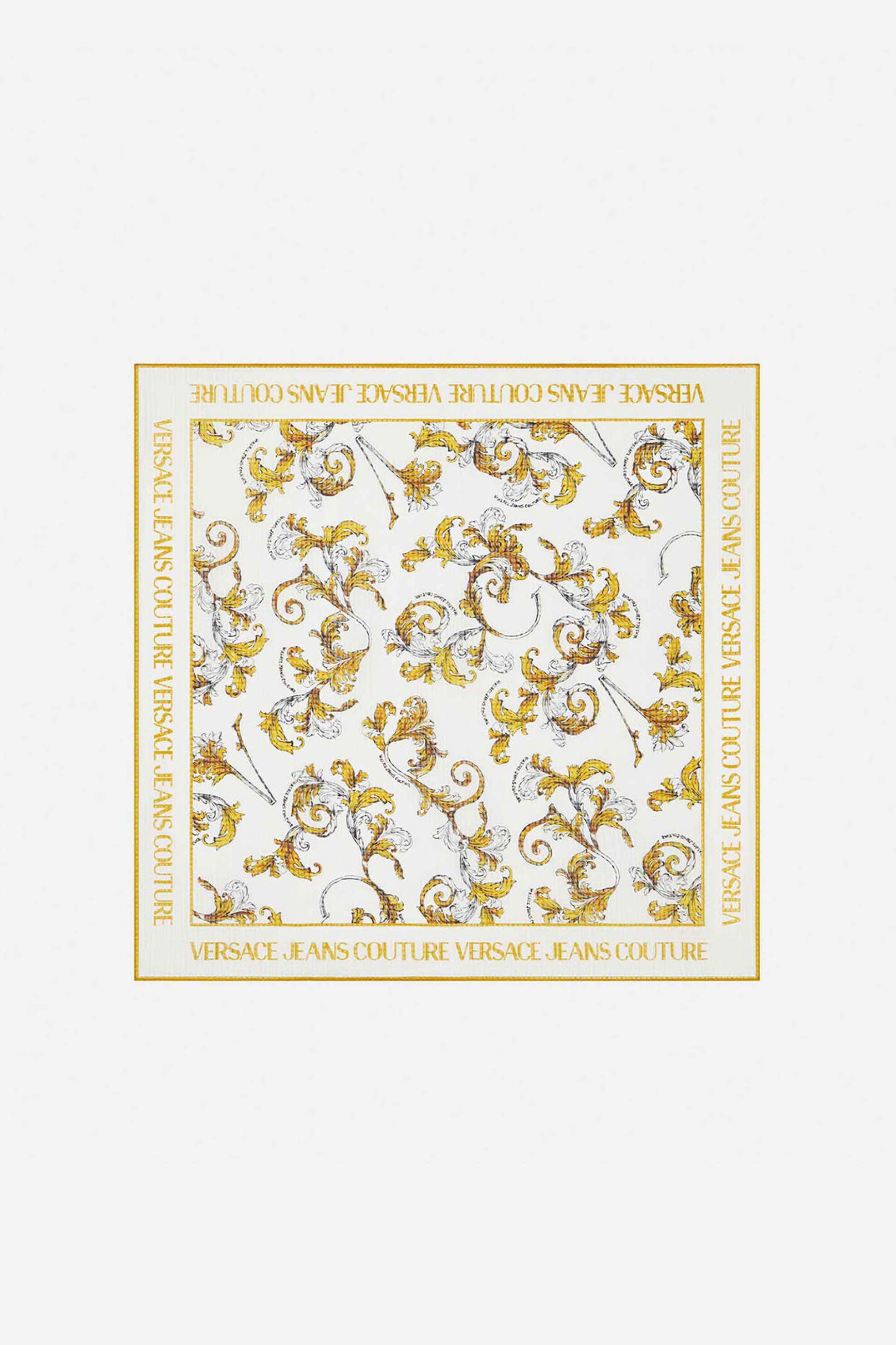  Versace Jeans Couture γυναικείο φουλάρι μεταξωτό με print 