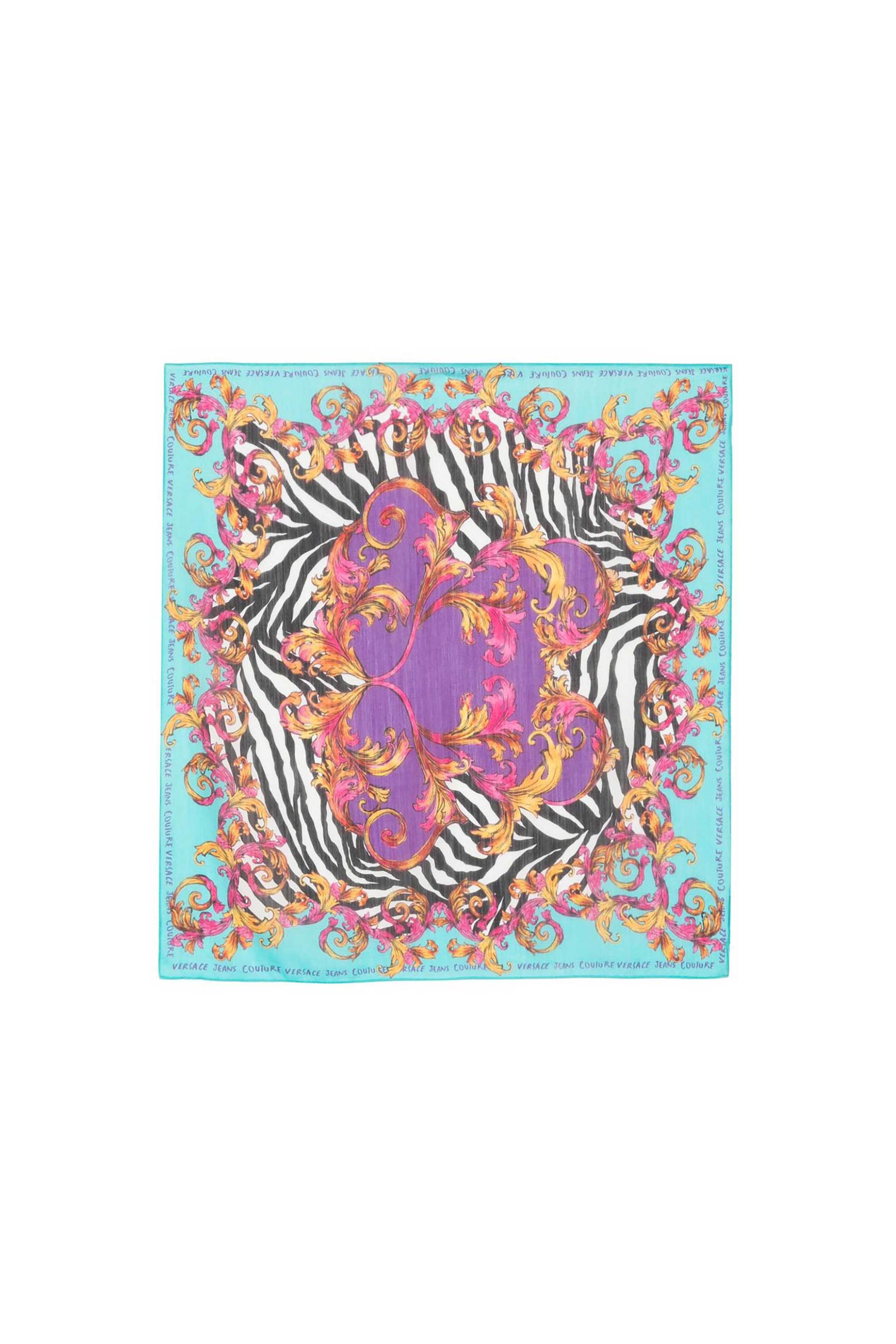  Versace Jeans Couture γυναικείο φουλάρι μεταξωτό με print 