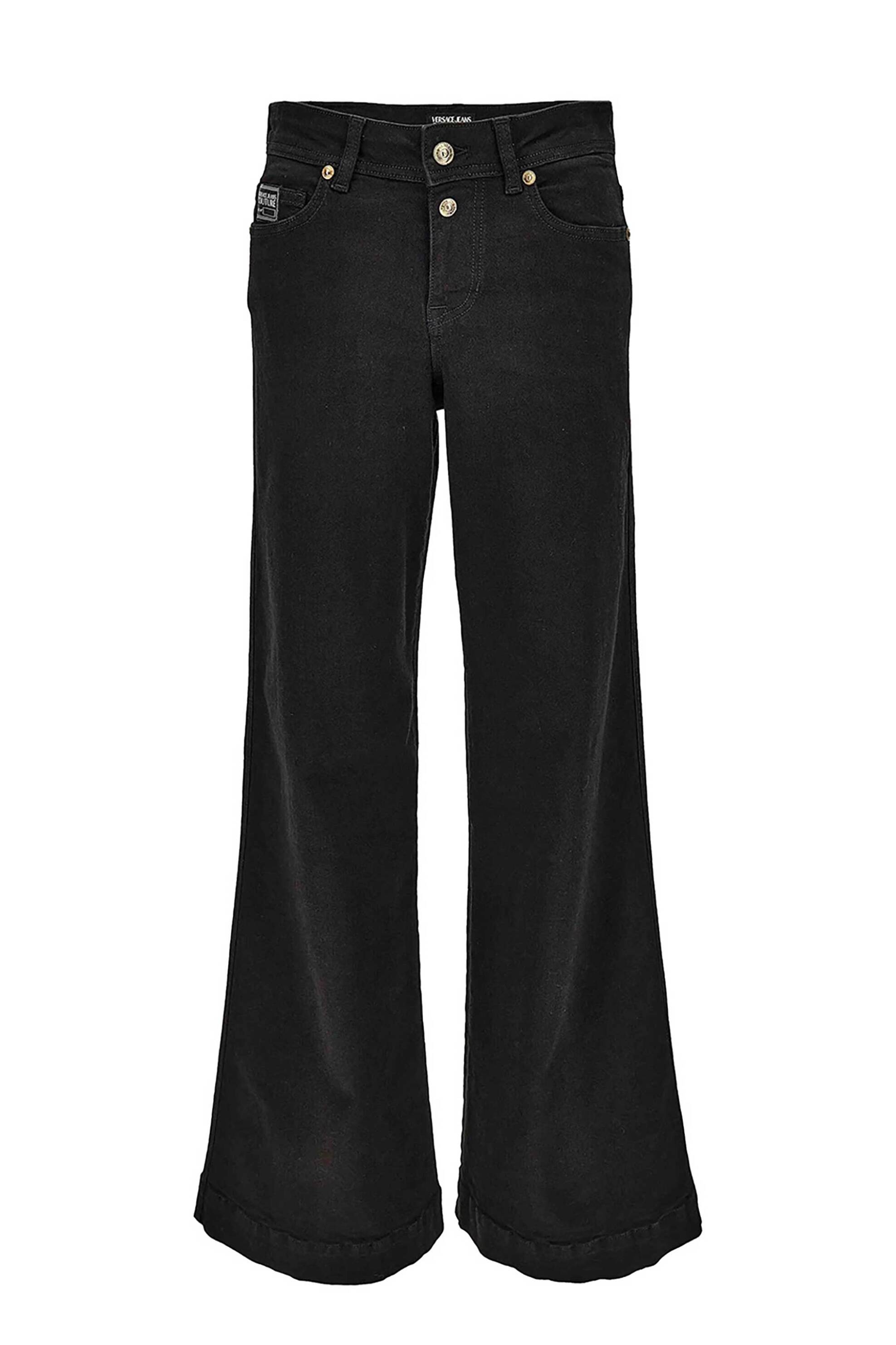 Versace Jeans Couture γυναικείο τζιν παντελόνι Wide Leg - 79HAB561CDW00 Μαύρο