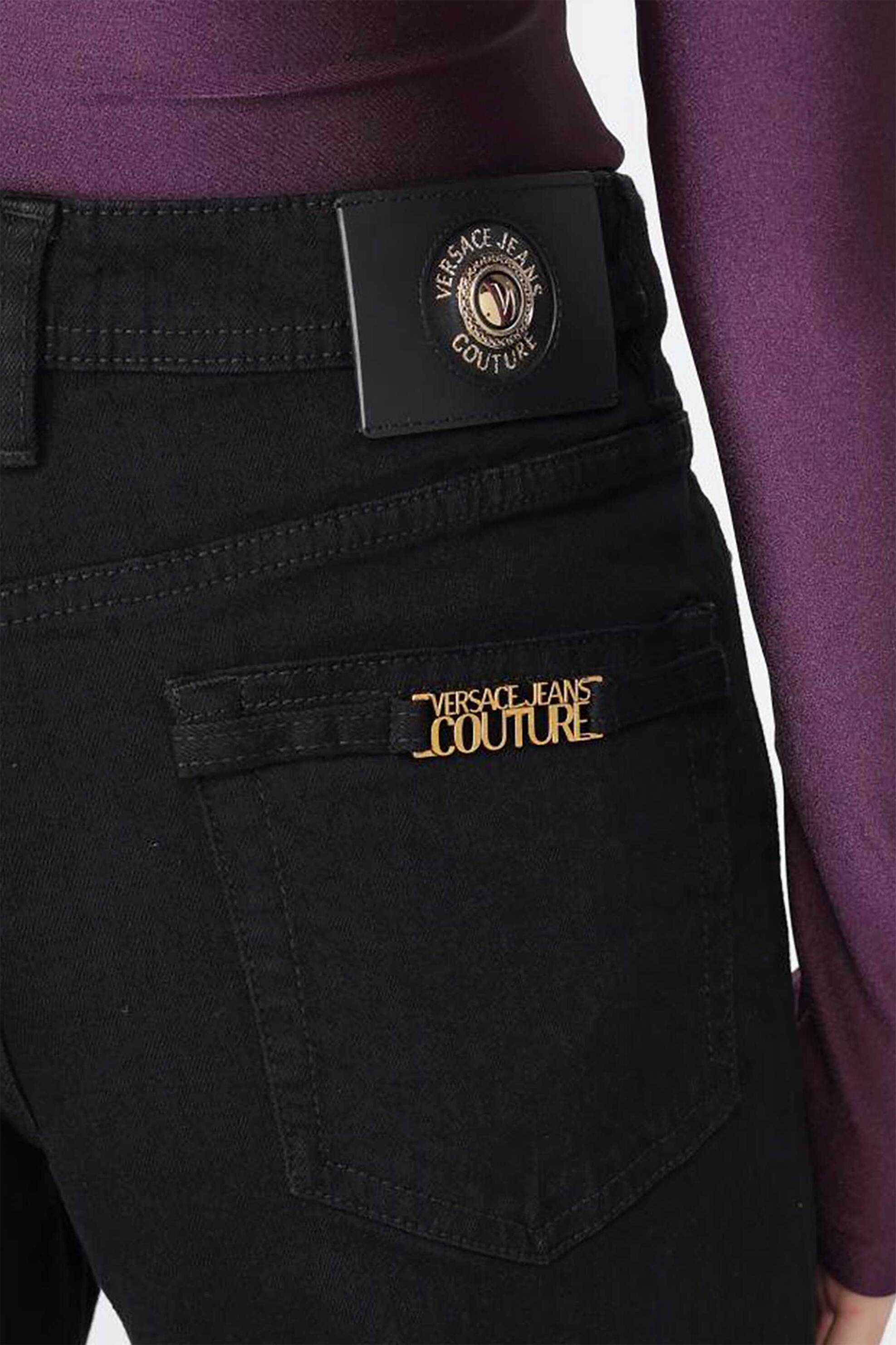 VERSACE JEANS COUTURE Versace Jeans Couture γυναικείο τζιν παντελόνι Wide Leg - 79HAB561CDW00 Μαύρο - 2
