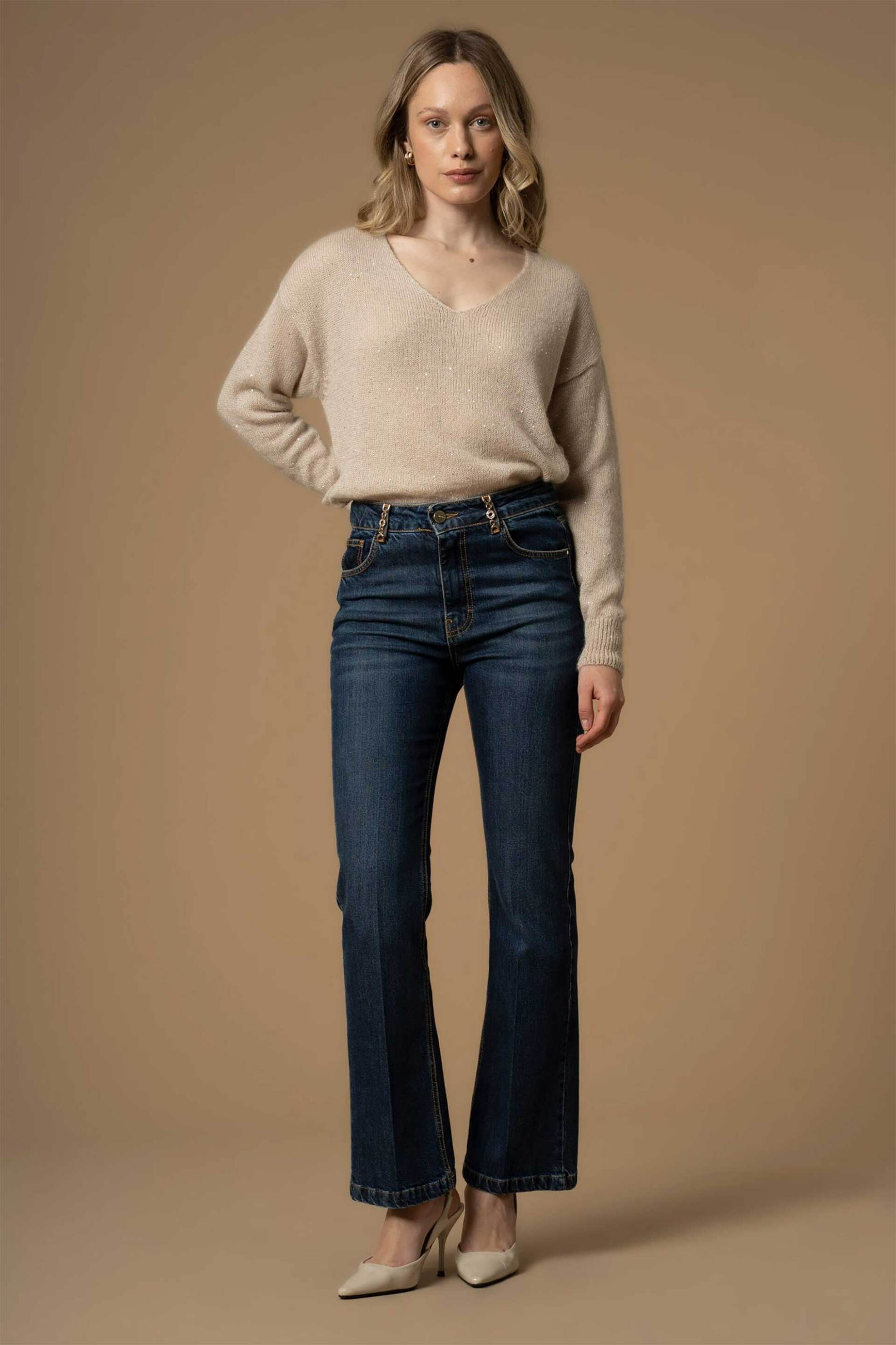 Kocca γυναικείο τζιν παντελόνι Flared Leg "Rodrigue"