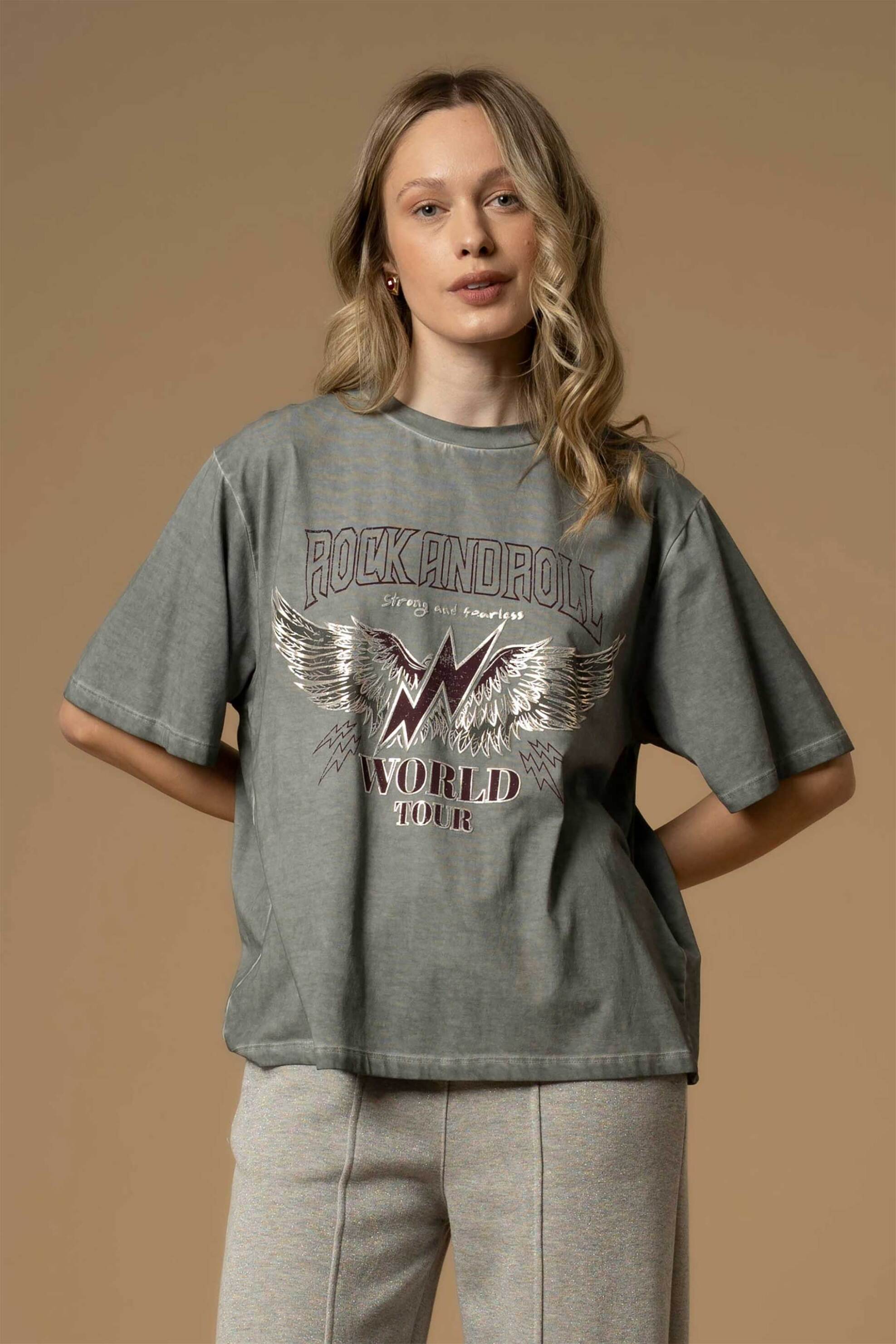 Kocca γυναικείο T-shirt με print "Arsenis"