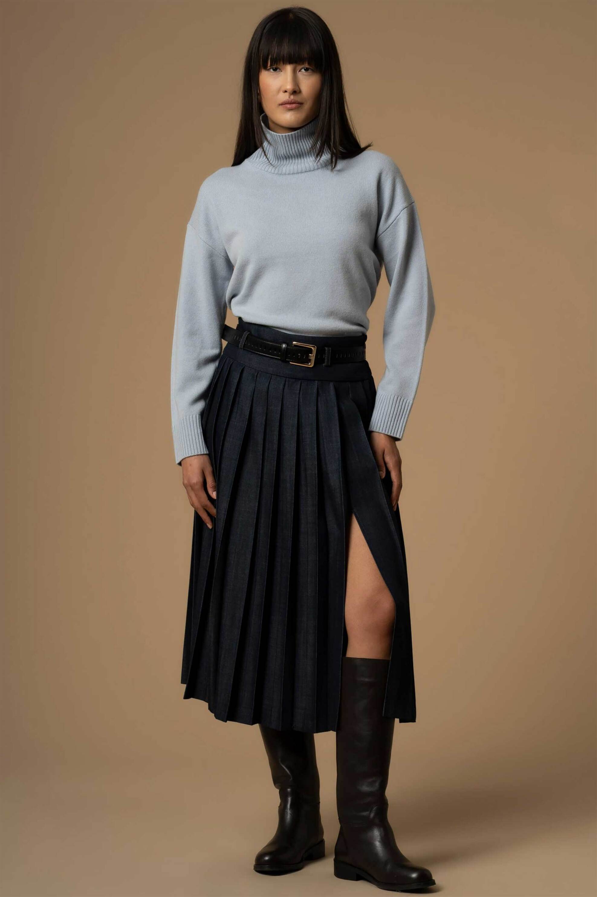 Kocca γυναικεία midi φούστα πλισέ "Goswinny" | 48