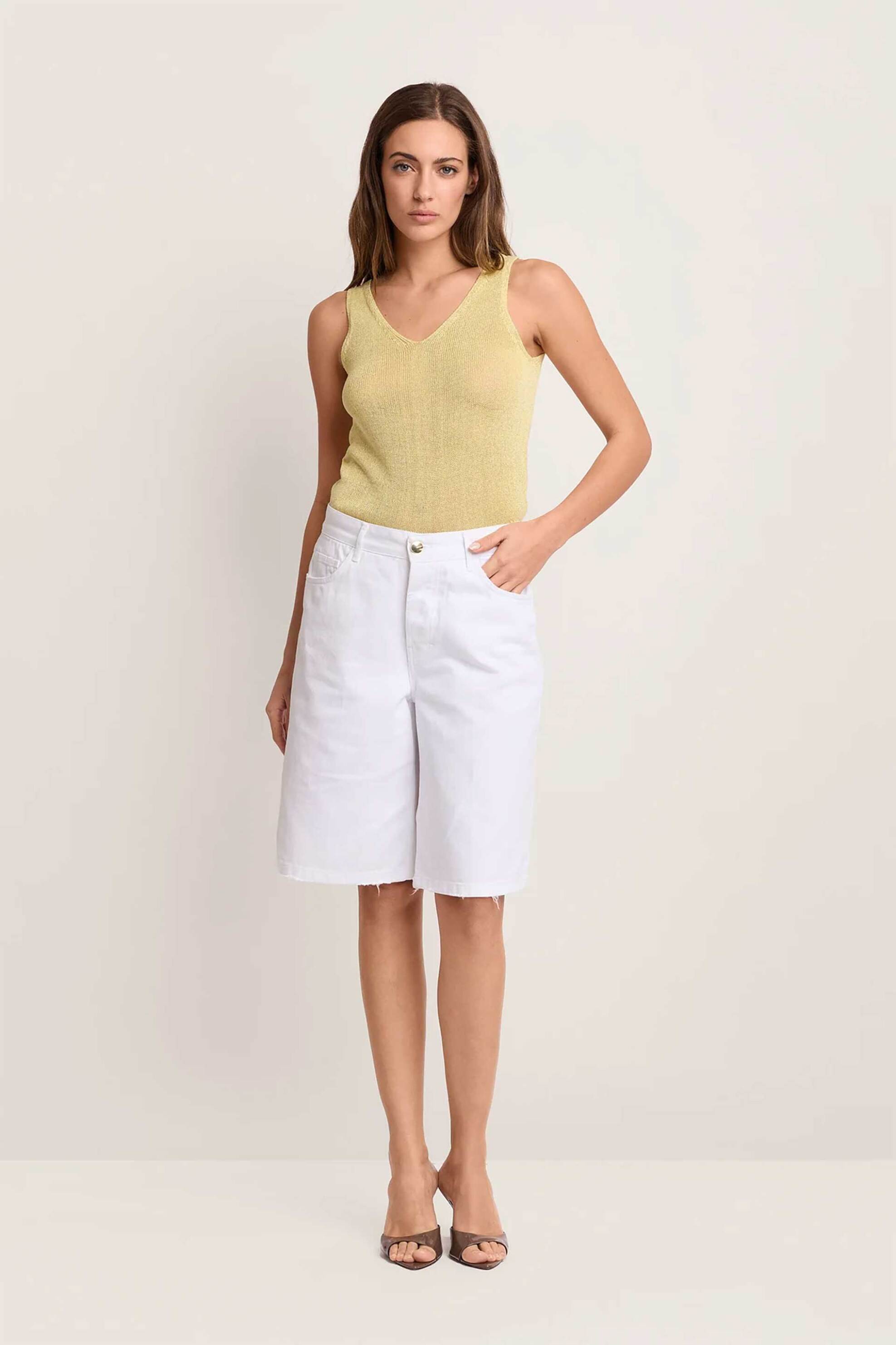 Kocca γυναικεία βερμούδα με wide leg 