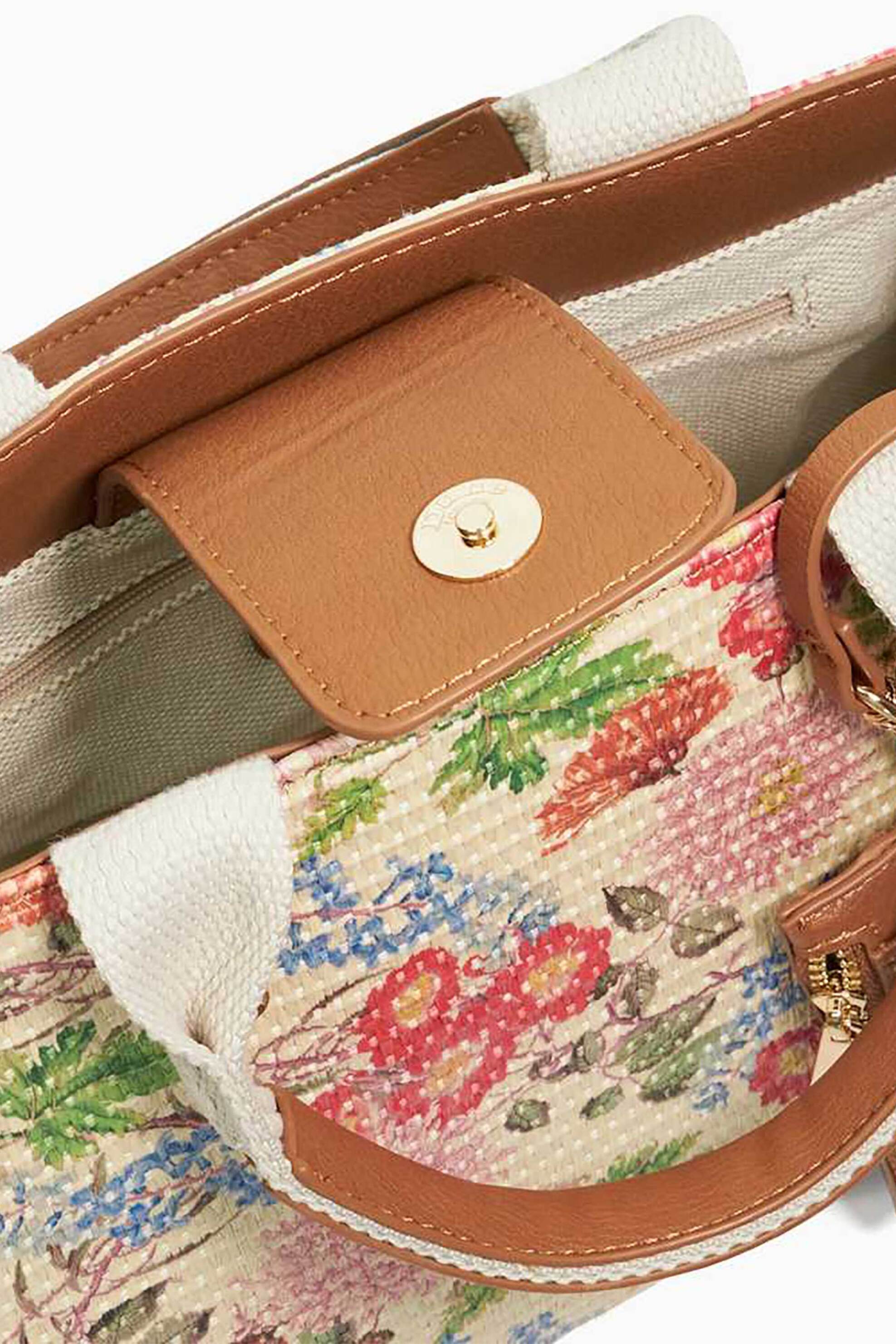 Dune London γυναικεία τσάντα χειρός με floral print "Dinkydialect" - 0022500110019901 Ταμπά φωτογραφία