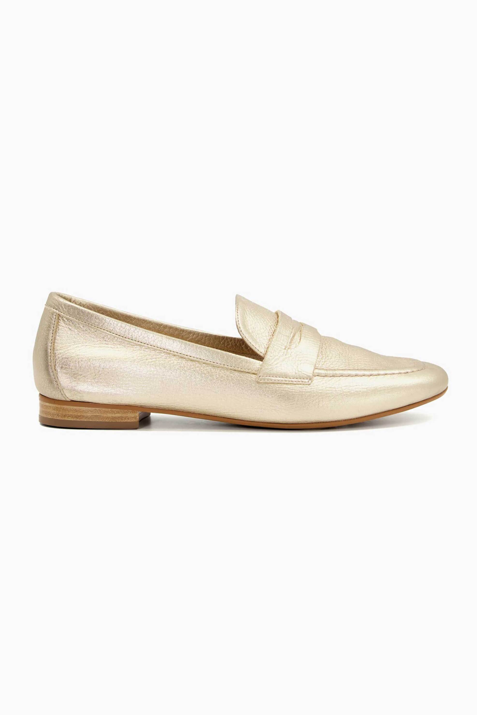 Dune London γυναικεία δερμάτινα loafers μονόχρωμα με ανάγλυφη λεπτομέρεια 